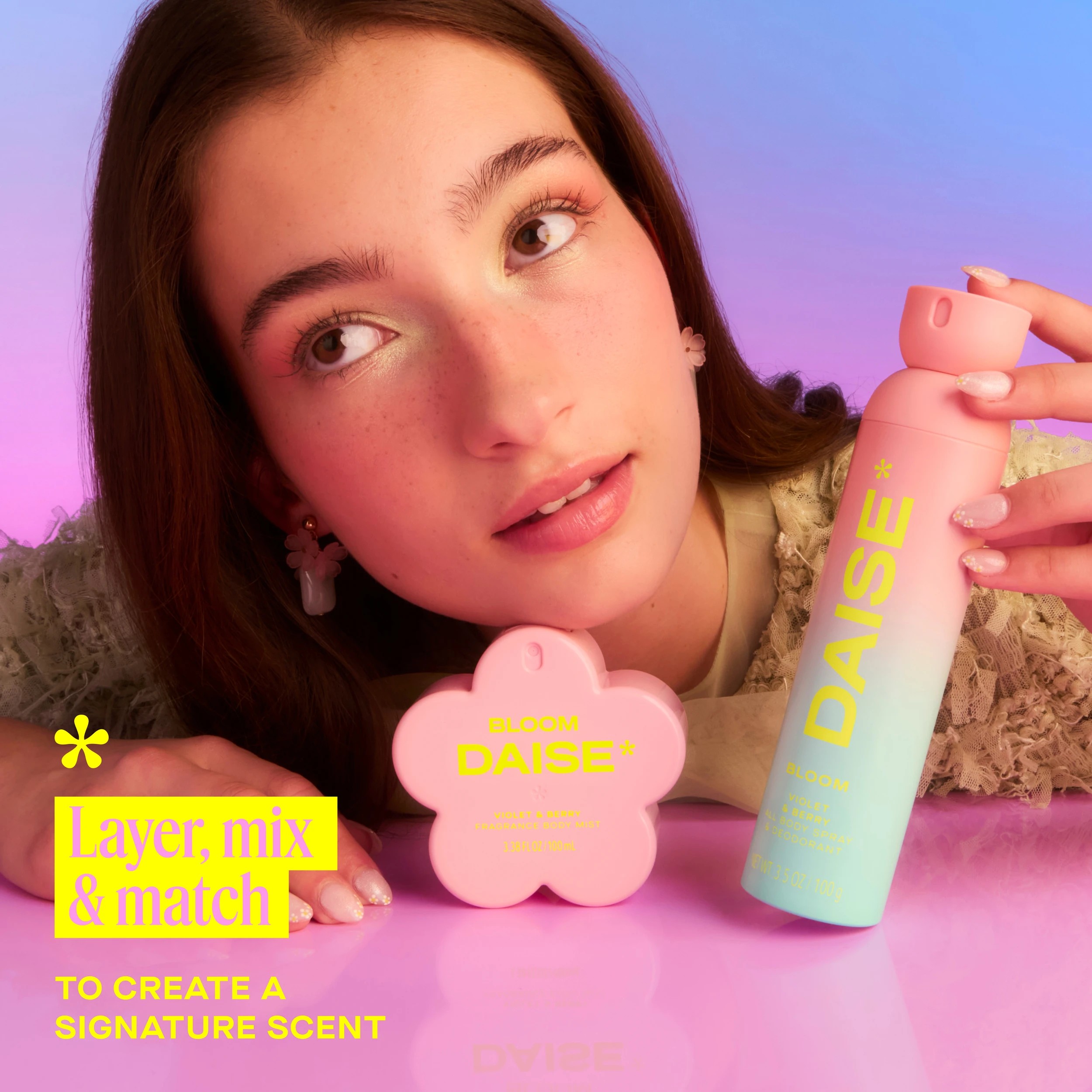 7 DAISE Bloom All Body Spray & Deodorant 120ml - Violet and Berry, 7 of 9