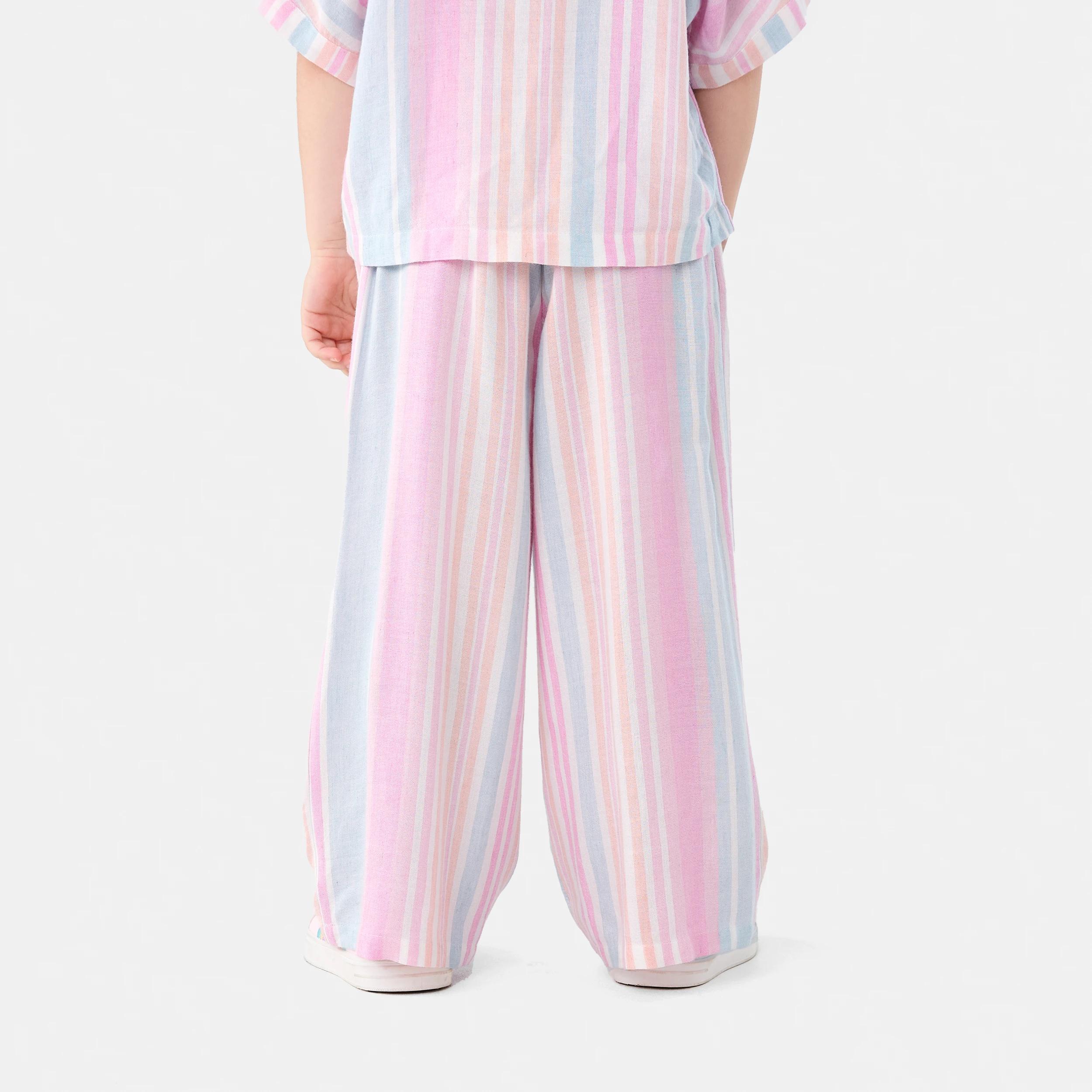 2 Wide Leg Pants Mul Stripe, 2 of 6