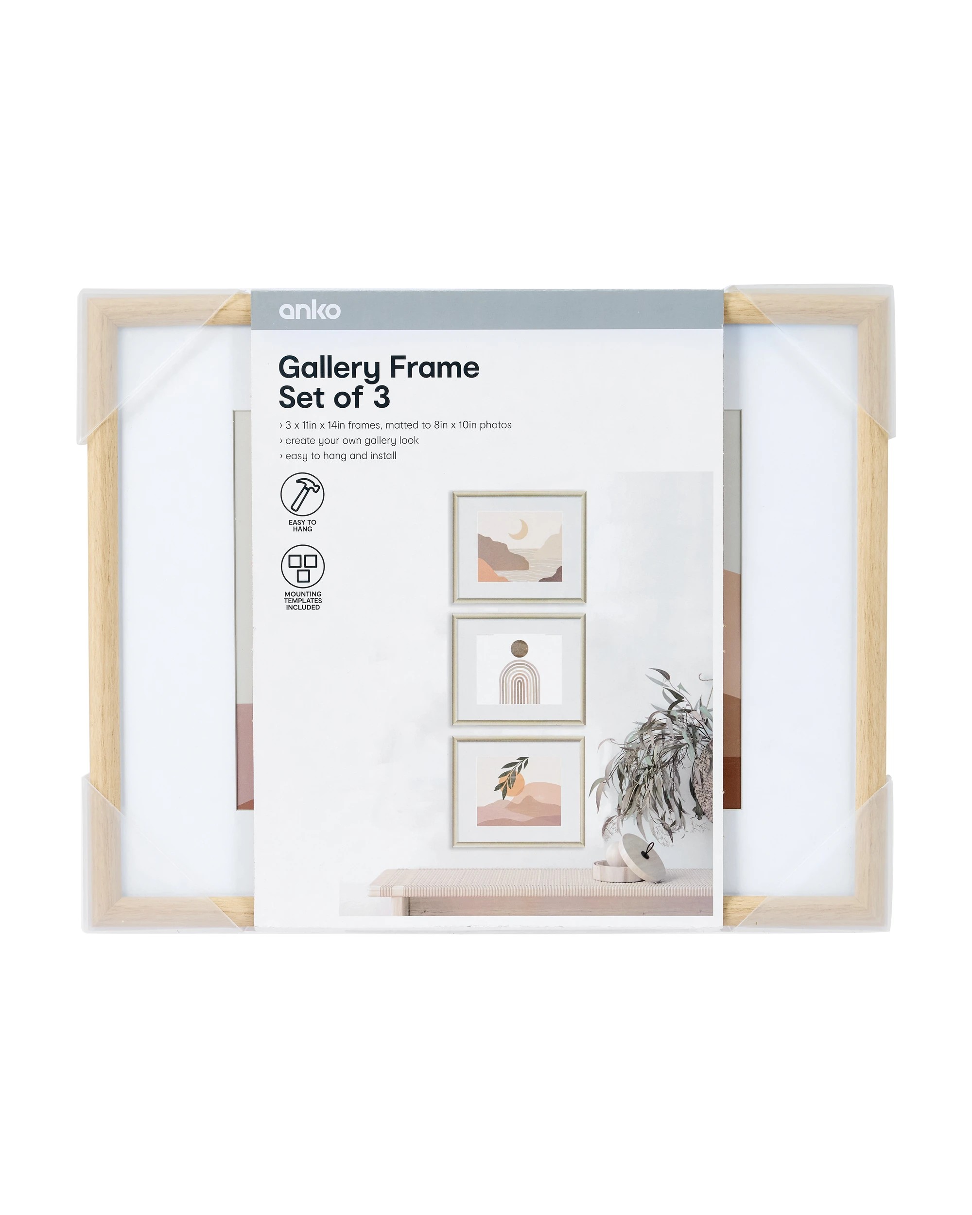 5 3 Piece Gallery Set - Oak, 5 of 6