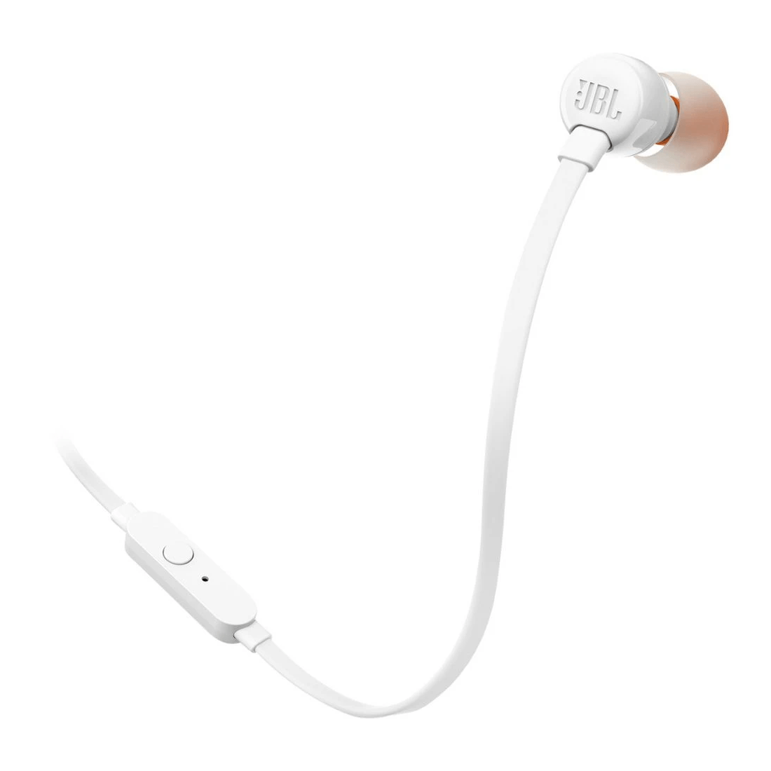 1 JBL T110 Earphones White, 1 of 4