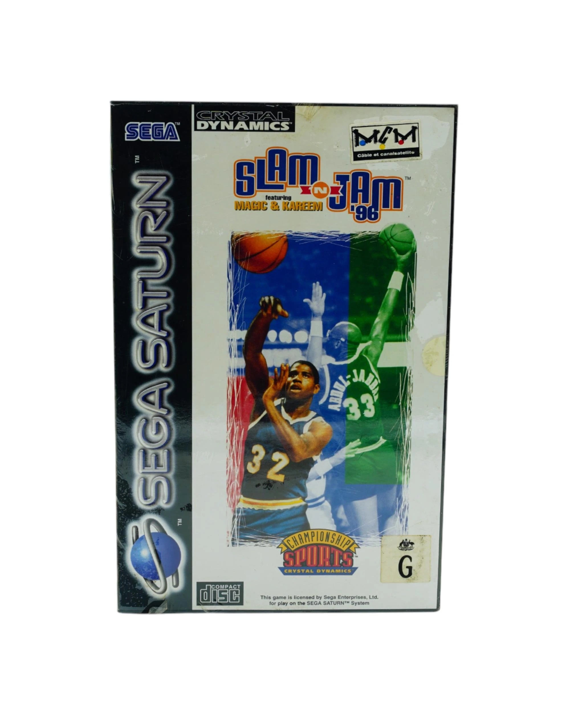 1 Slam 'n Jam '96 Featuring Magic and Kareem - Saturn, 1 of 7