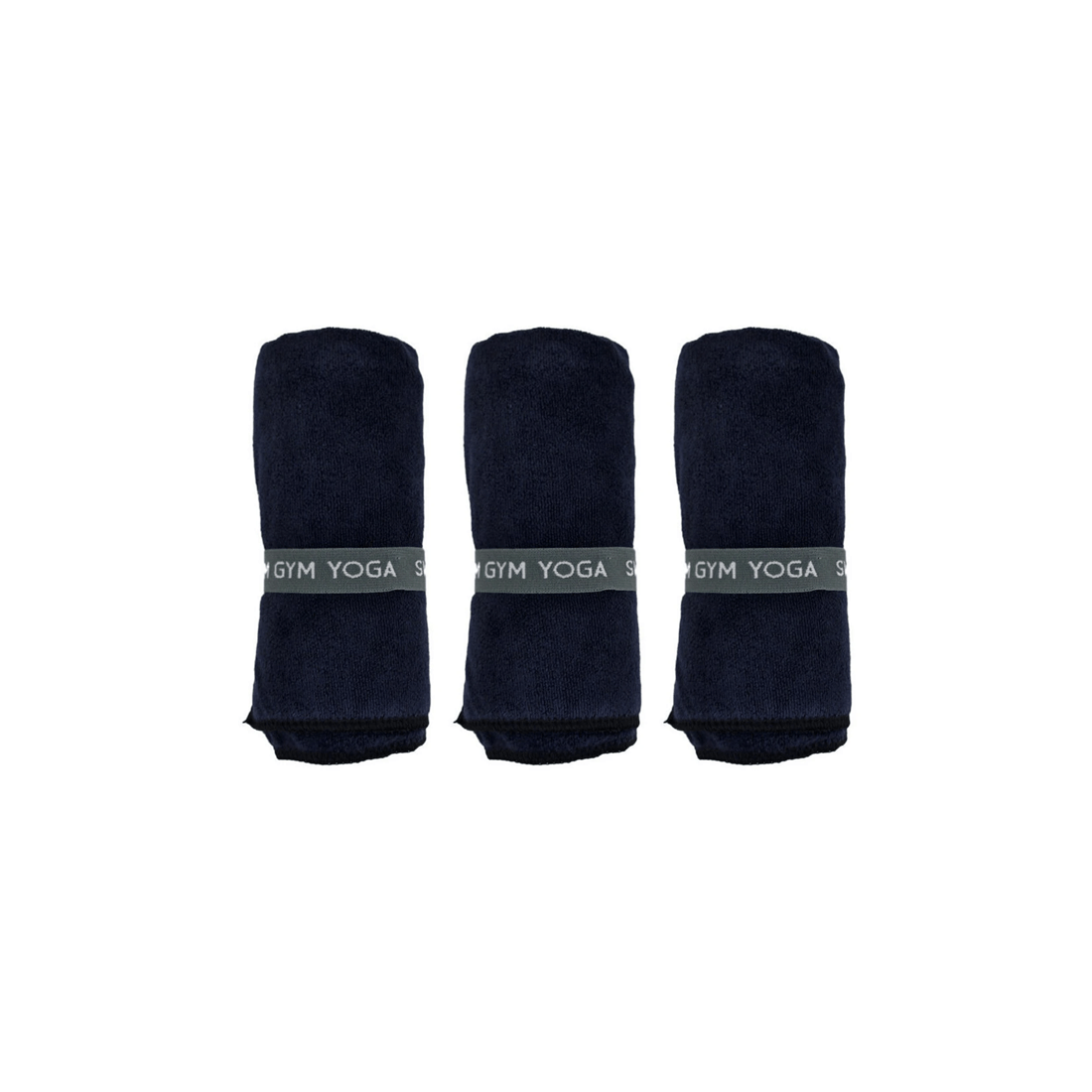 1 Annabel Trends Sports Microfibre Towel 3 Pack Absorbent 34.5 x 73.5 cm - Blue, 1 of 3