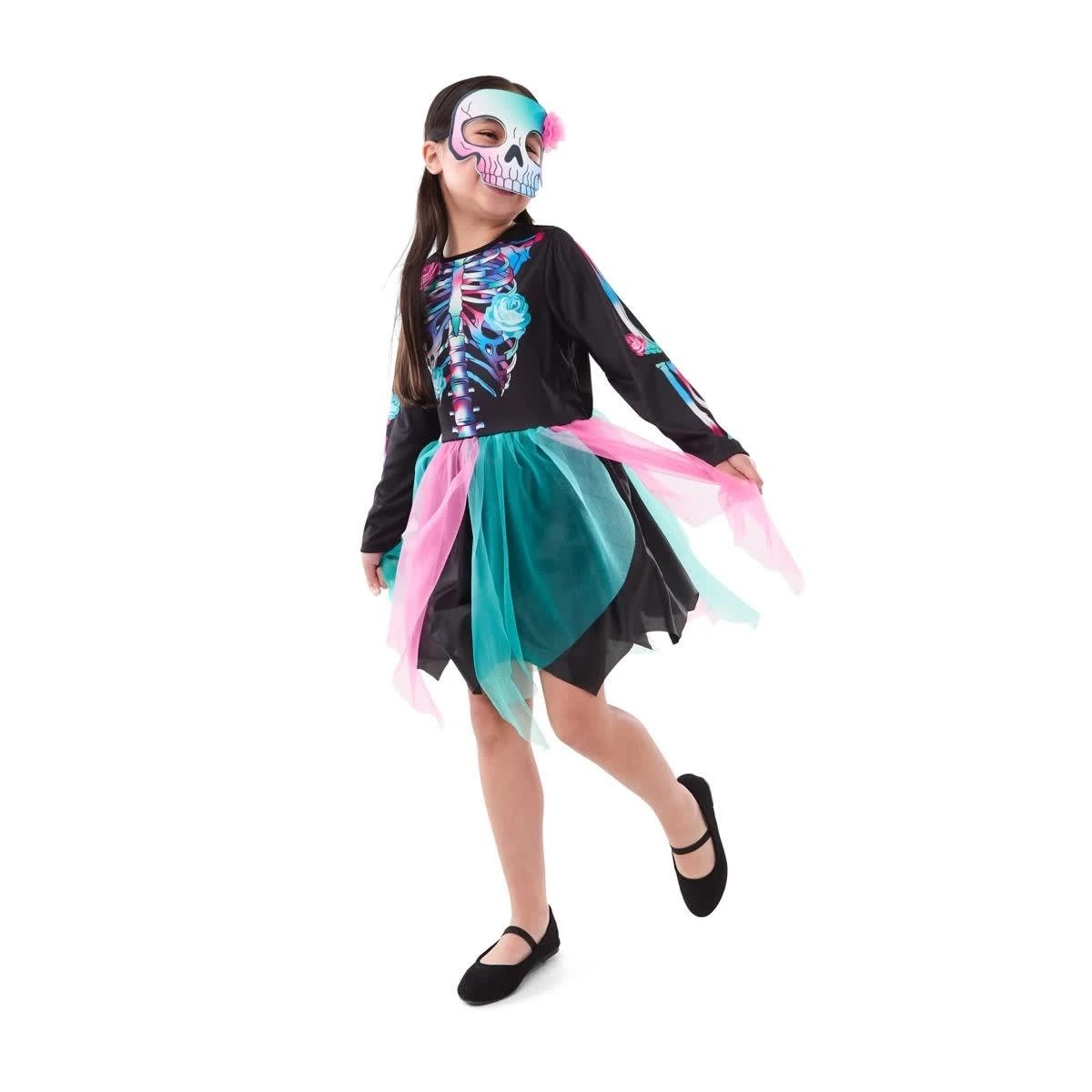 2 2 Piece Skeleton Costume - Ages 4-6, 2 of 10