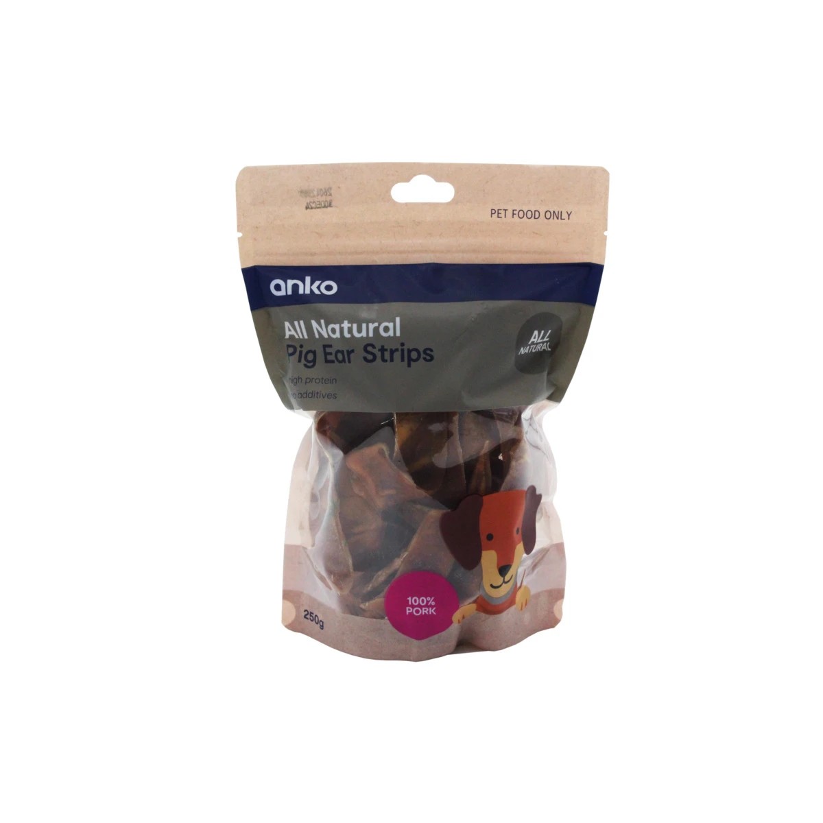 1 Pet Treat Pig Ear Strips, 1 of 5