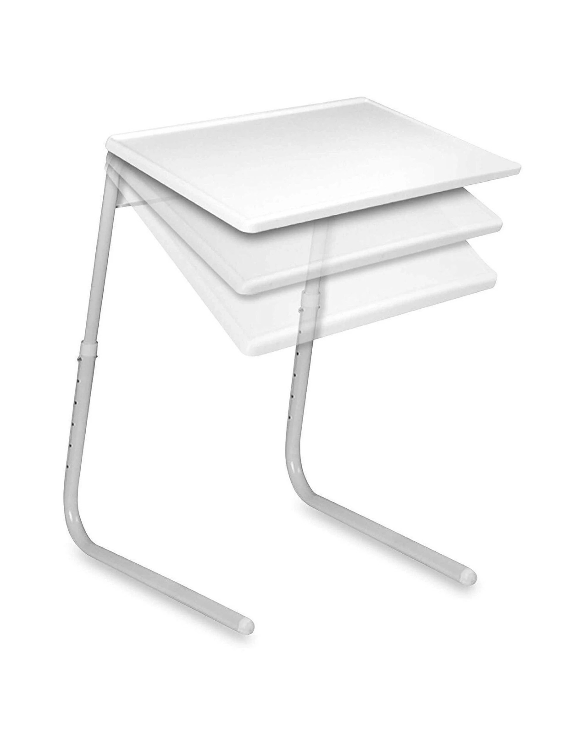 6 BR Home Portable Metal Adjustable Laptop Tray Table with Folding Design, 6 of 10