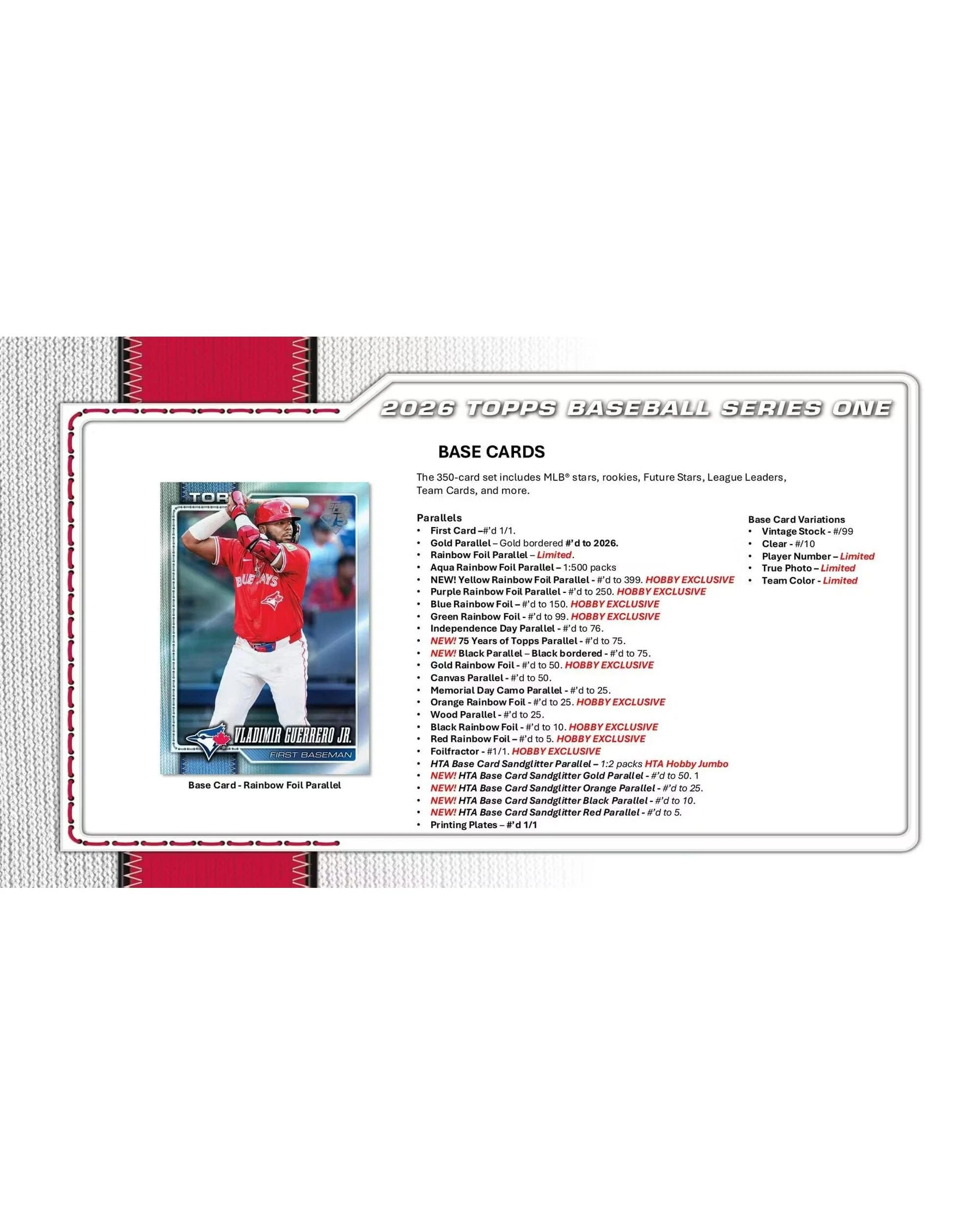 3 Topps 2026 MLB Series 1 Baseball Jumbo Pack, 3 of 10