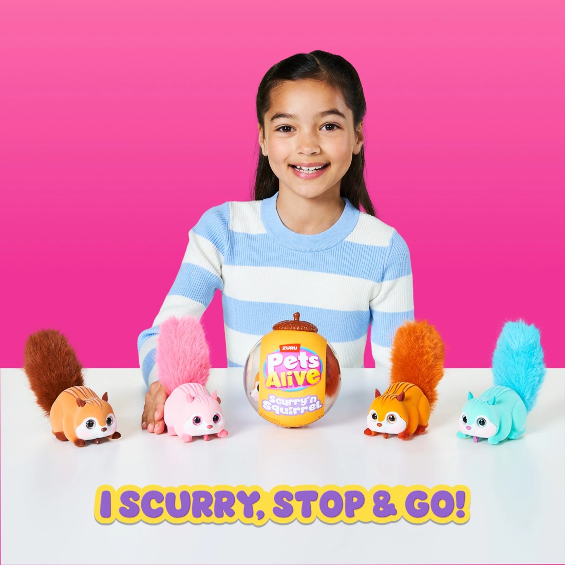 8 Zuru Pets Alive Scurry'n Squirrel - Assorted, 8 of 9