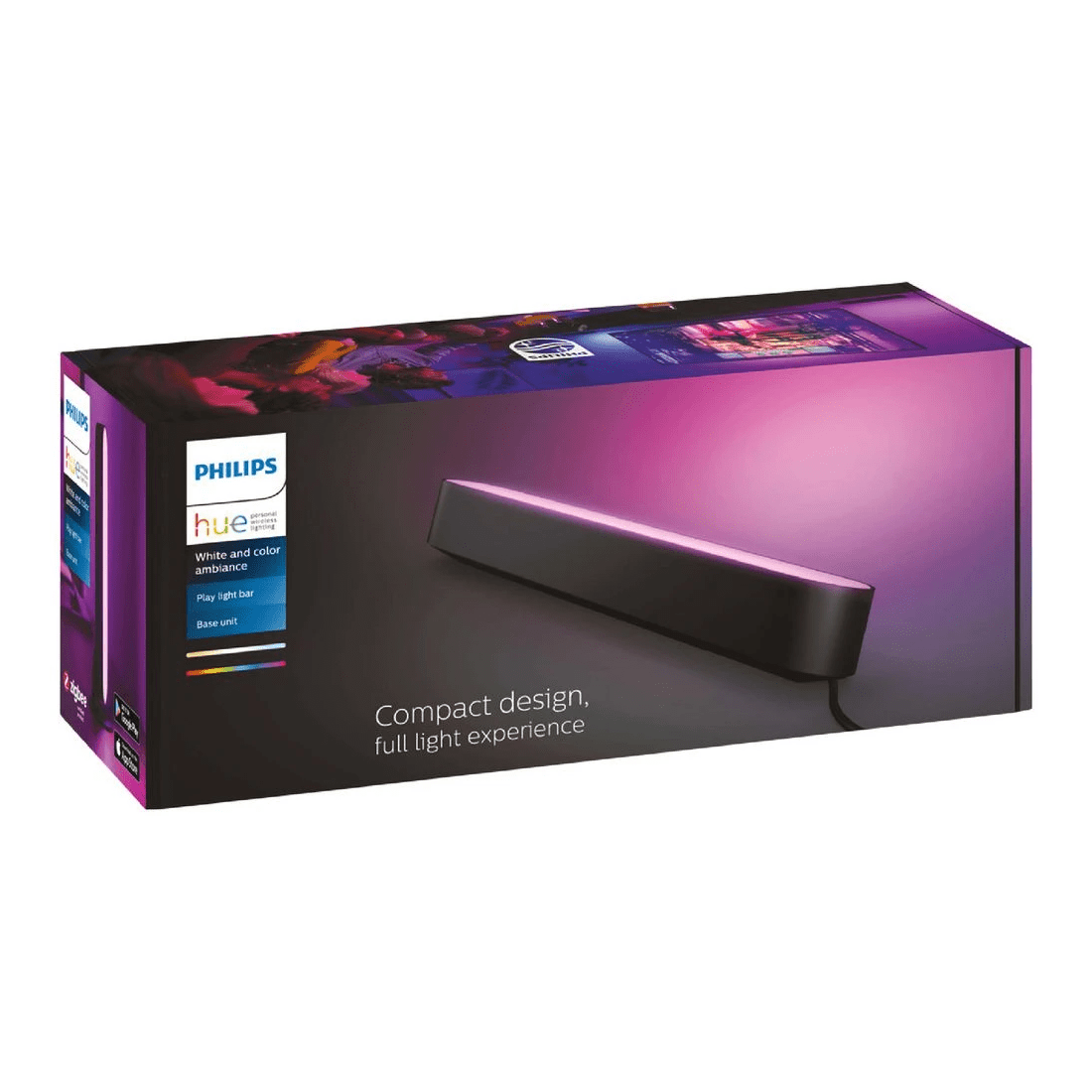 1 Philips Hue Play Smart Light Bar Single Pack Black, 1 of 10
