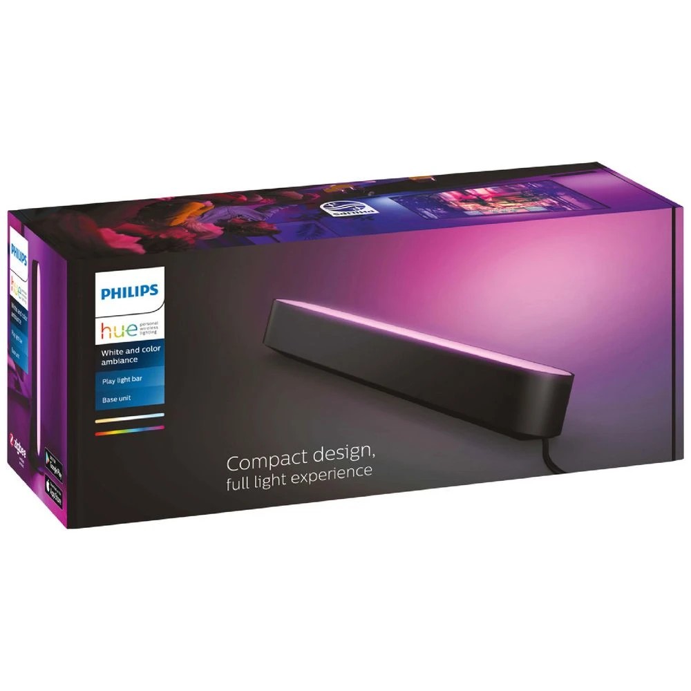 1 Philips Hue Play Smart Light Bar Single Pack Black, 1 of 10