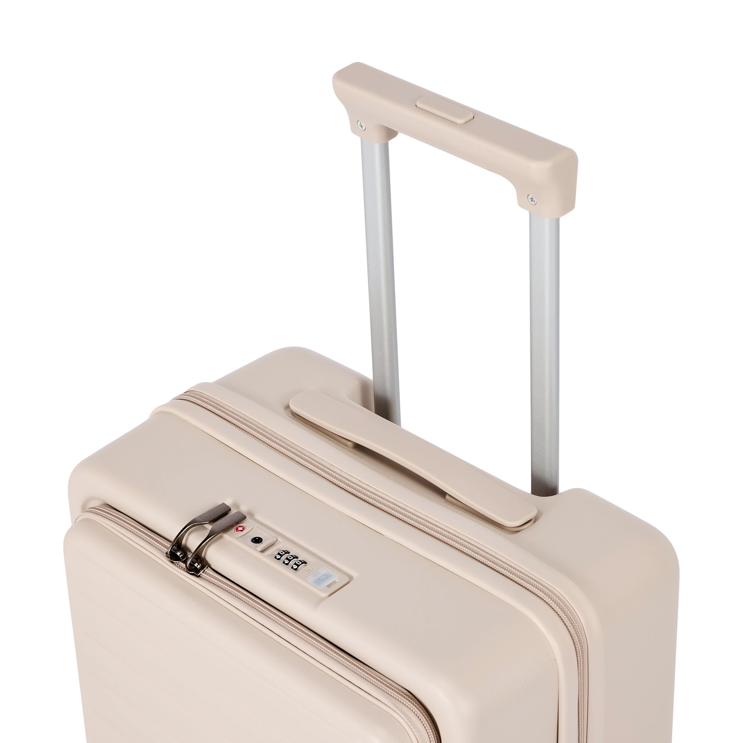7 49cm Open Front Hard Case with Cup Holder - Beige, 7 of 9