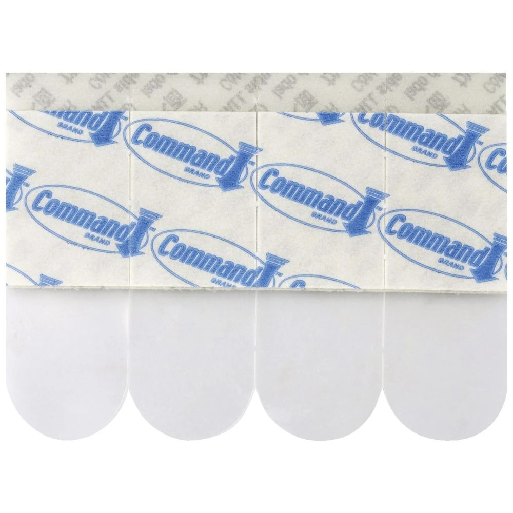 5 3M Command Small Clear Hooks With Clear Strips, 5 of 6