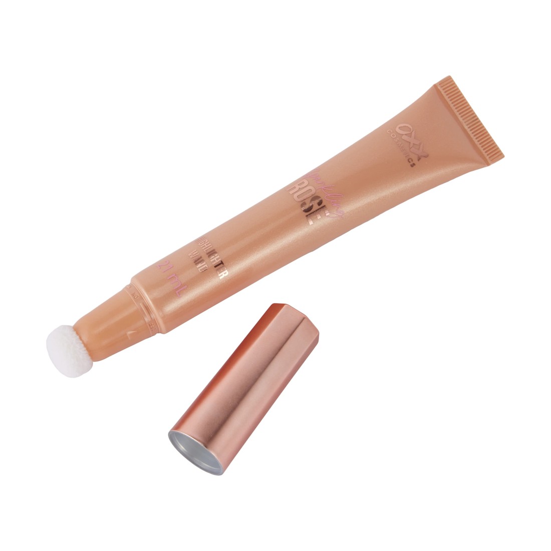 2 OXX Cosmetics Sparkling Rose Highlighter Wand - Halo, 2 of 8