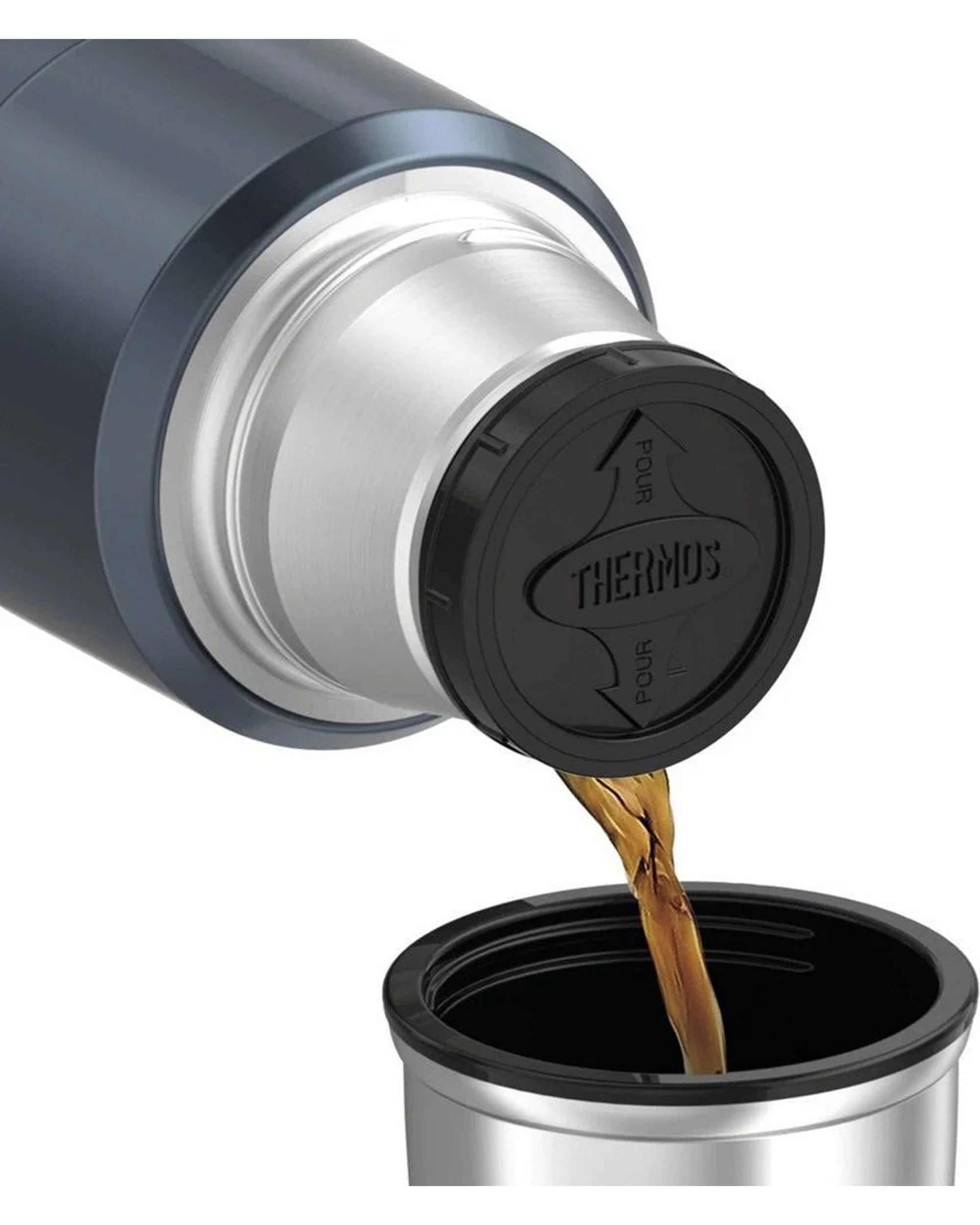 4 Thermos 470Ml Stainless King Vacuum Insulated Flask Vacuum Insulated Leakproof - Grey, 4 of 4