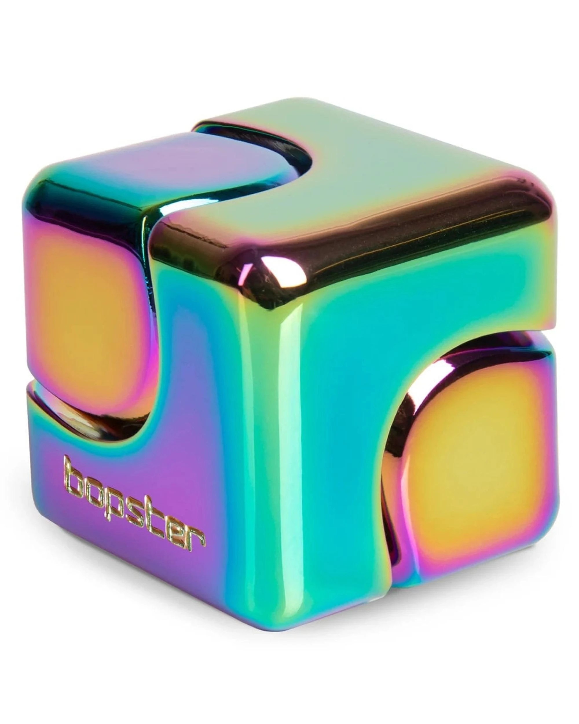 2 Bopster Fidget Cube Spinner - Multicolour Metallic - Multi, 2 of 6