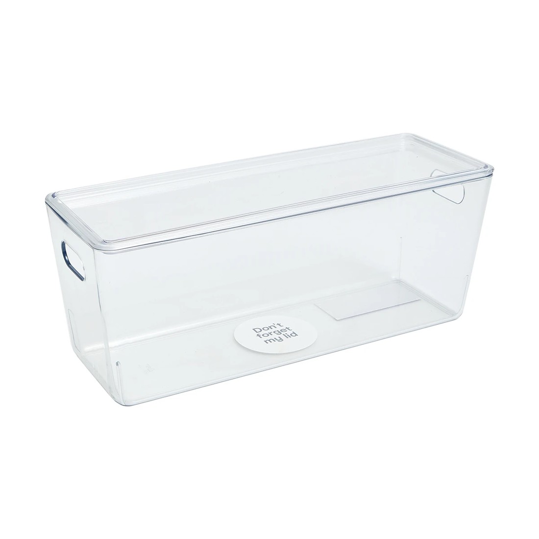 1 5L Smooth and Shiny Plastic Tub - Clear, 1 of 4