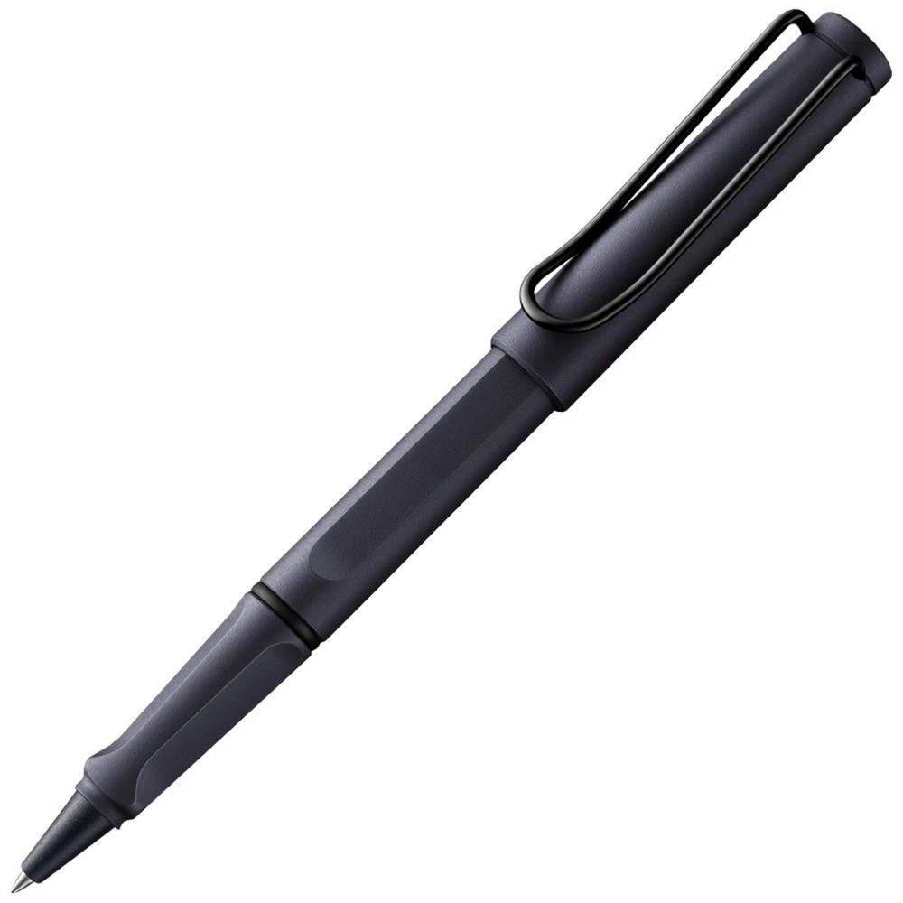 1 Lamy Safari Rollerball Pen 0.7mm Steel Black, 1 of 1