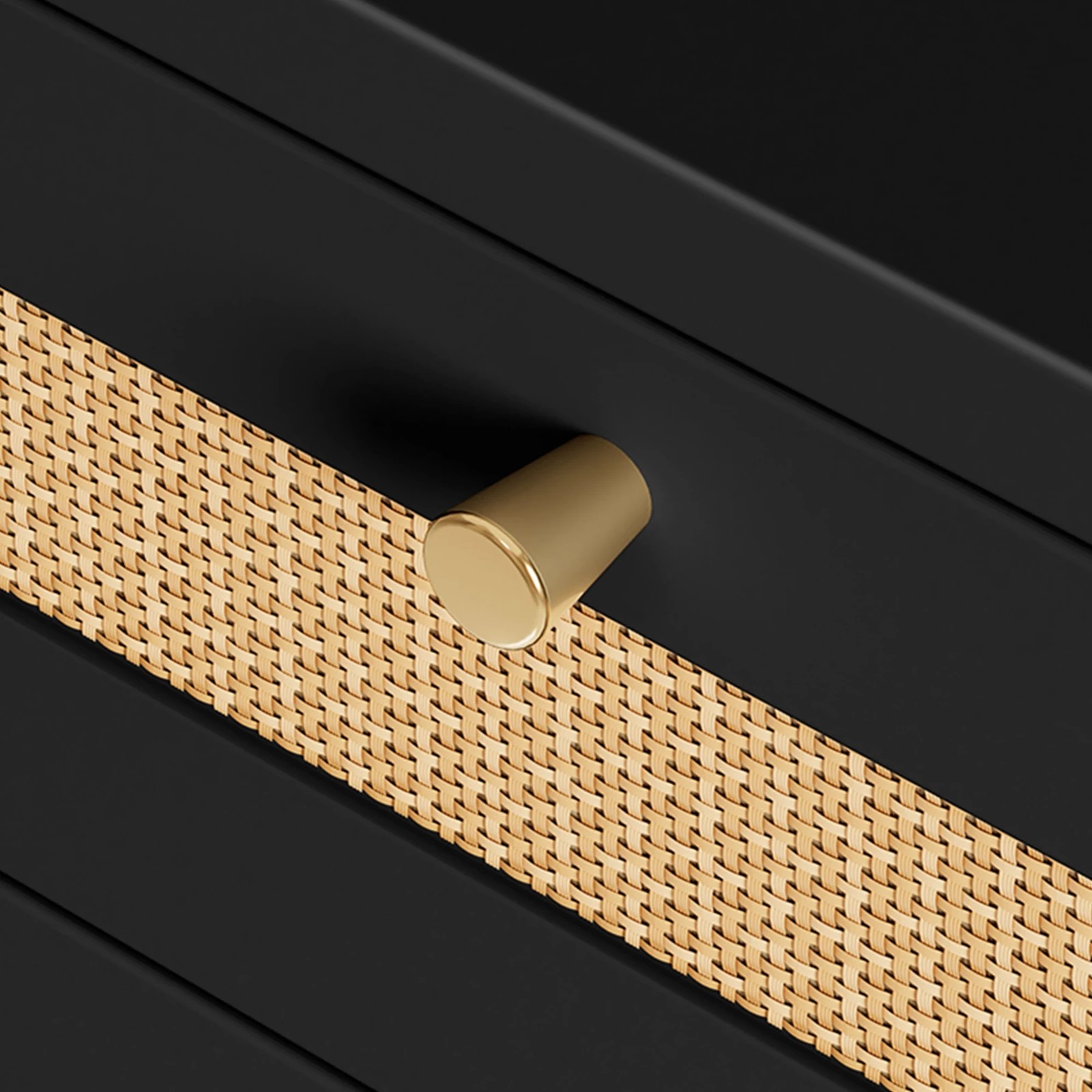 5 Alfordson 6 Chest of Drawers Rattan Storage Cabinet Dresser - Black, 5 of 10