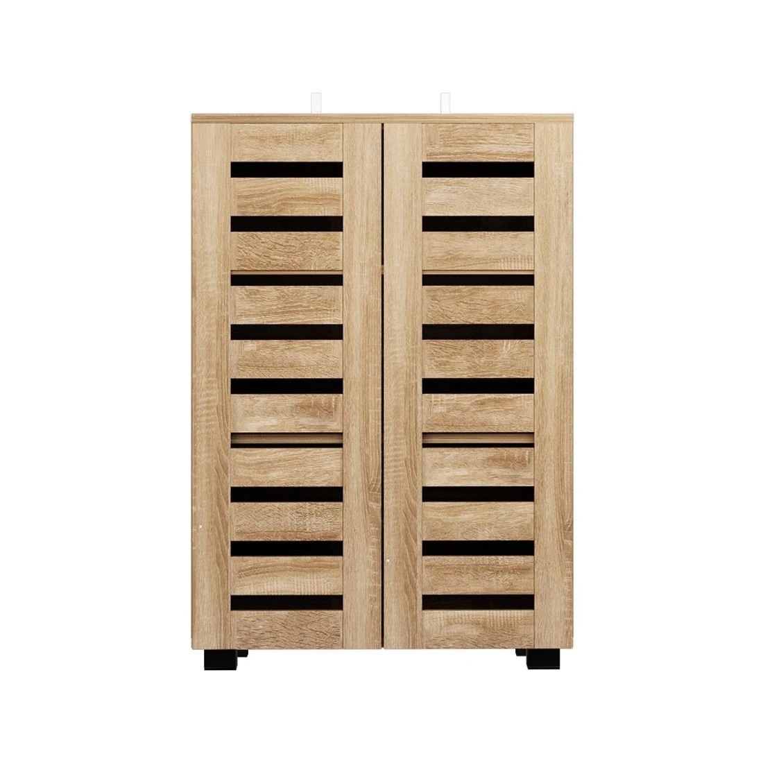 5 Artiss Shoe Rack Cabinet 20 Pairs 5-tier - Natural, 5 of 8