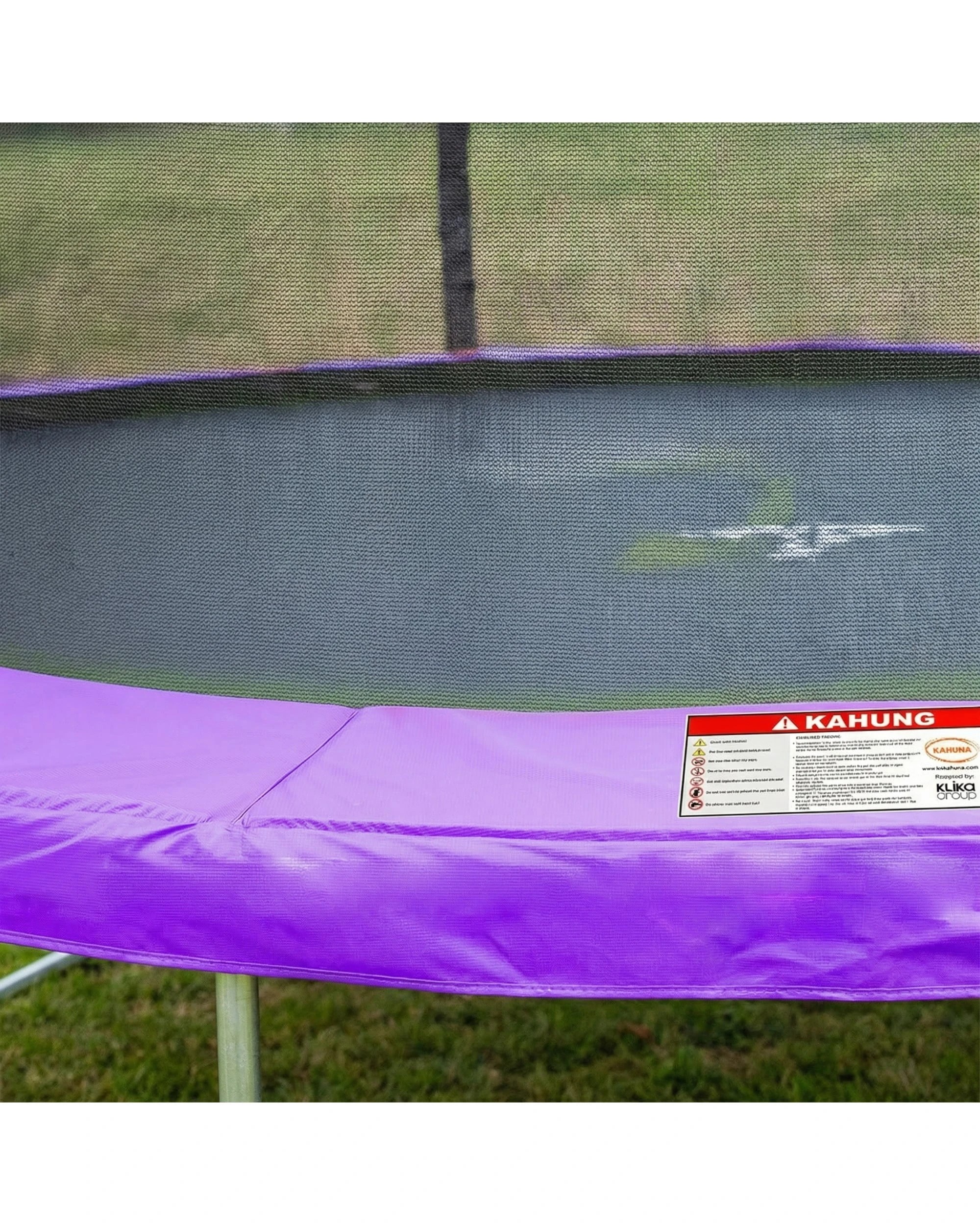 4 Kahuna Trampoline 8 ft with Basketball Set - Purple, 4 of 7