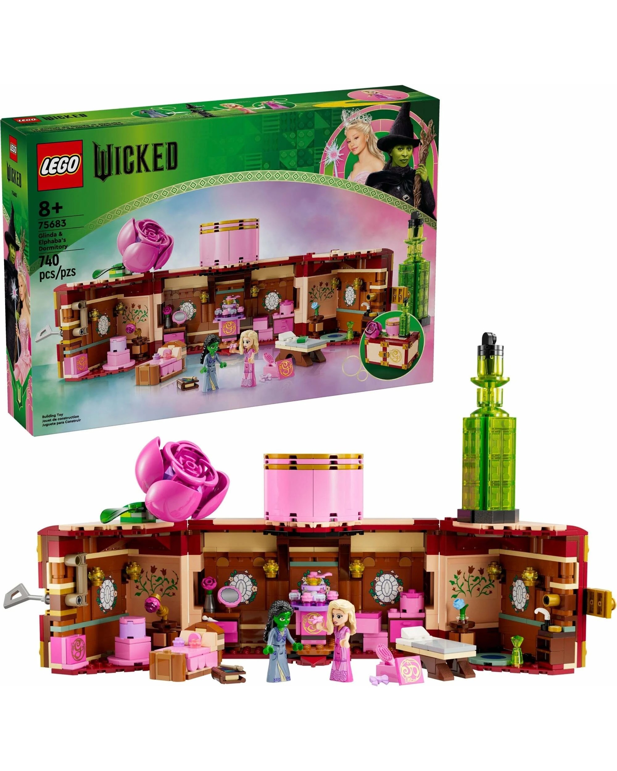 2 LEGO 75683 Glinda and Elphaba's Dormitory, 2 of 5