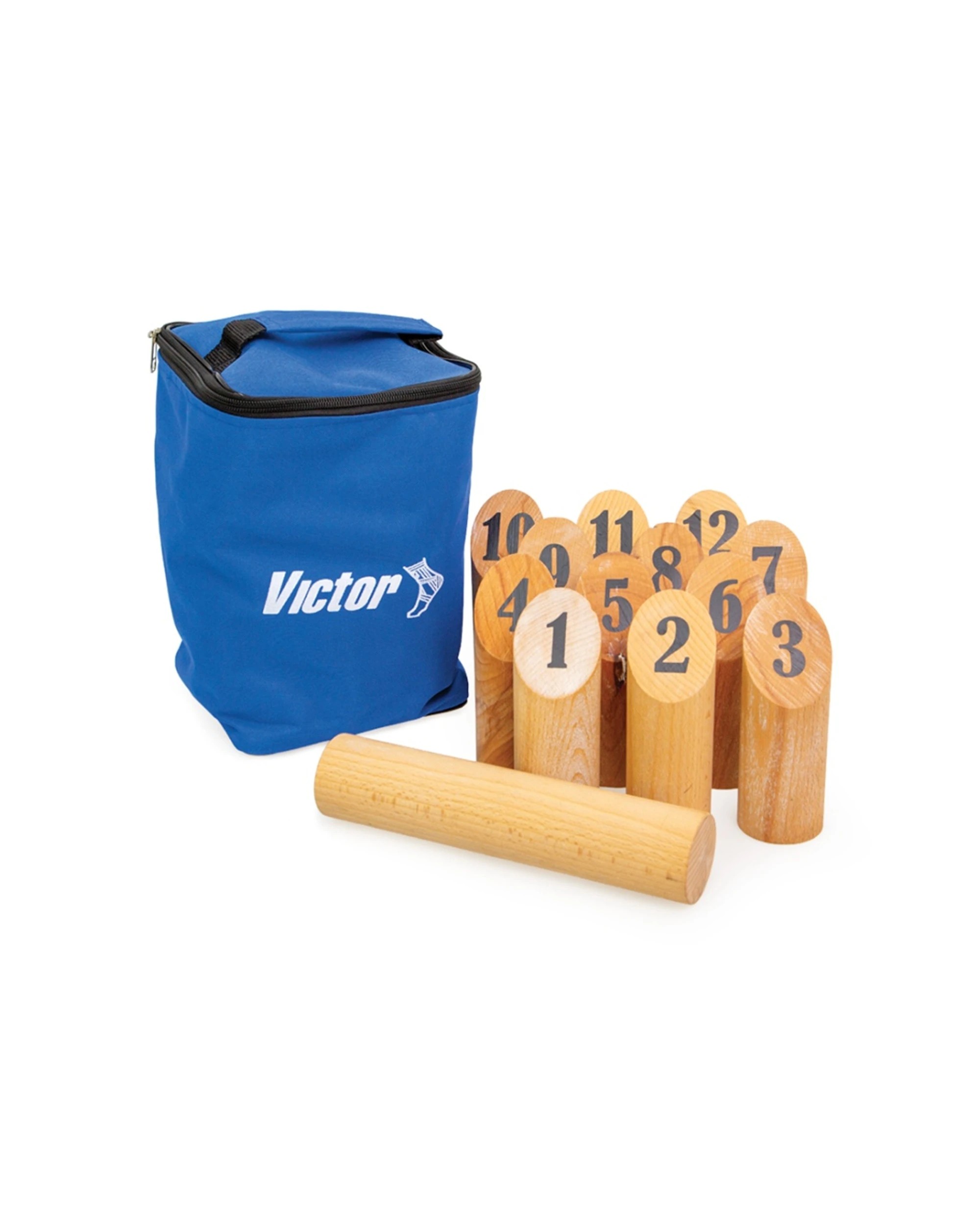 1 Victor Sports 13pc Scatter Outdoor Game Set 12 Pins 1 Throw Stick Pine Wood - Natural, 1 of 6
