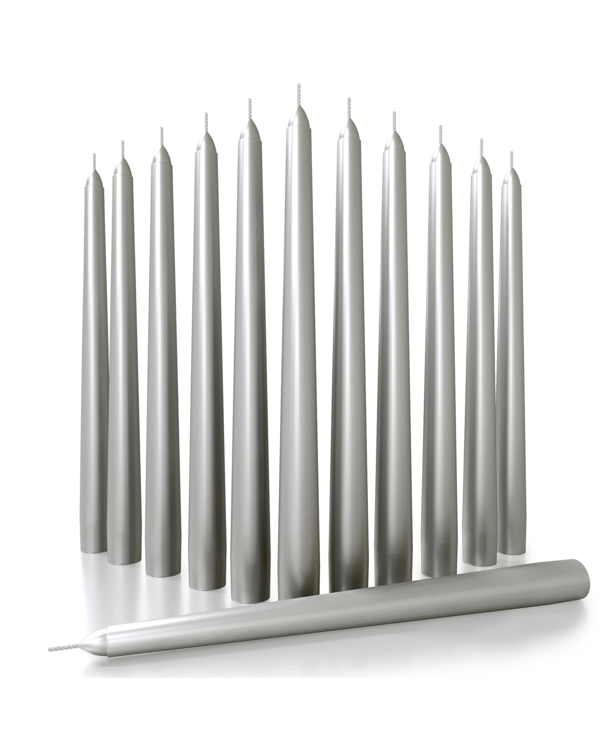 1 BR Home Tapered Dinner Candles, Unscented, 48-Pack, 1 of 5