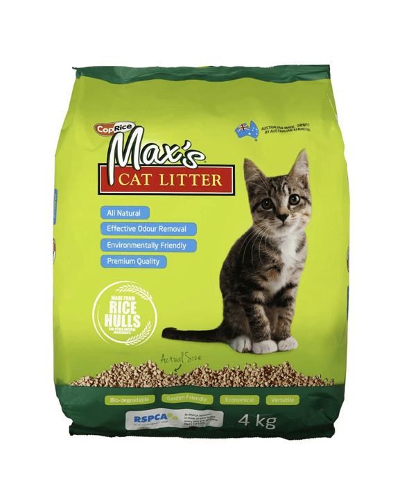 Coprice Max's Natural Cat Litter Odor Removal  4 Kg