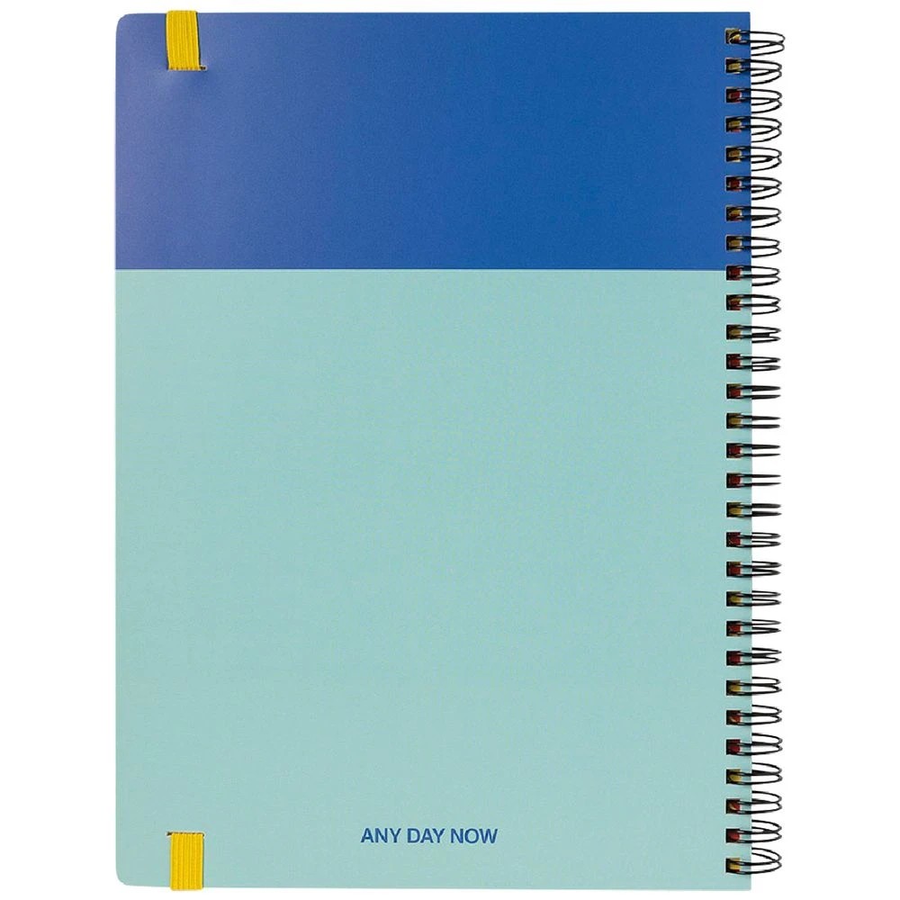 4 Any Day Now Spiral Brights B5 Ruled Notebook Blue Mint, 4 of 4