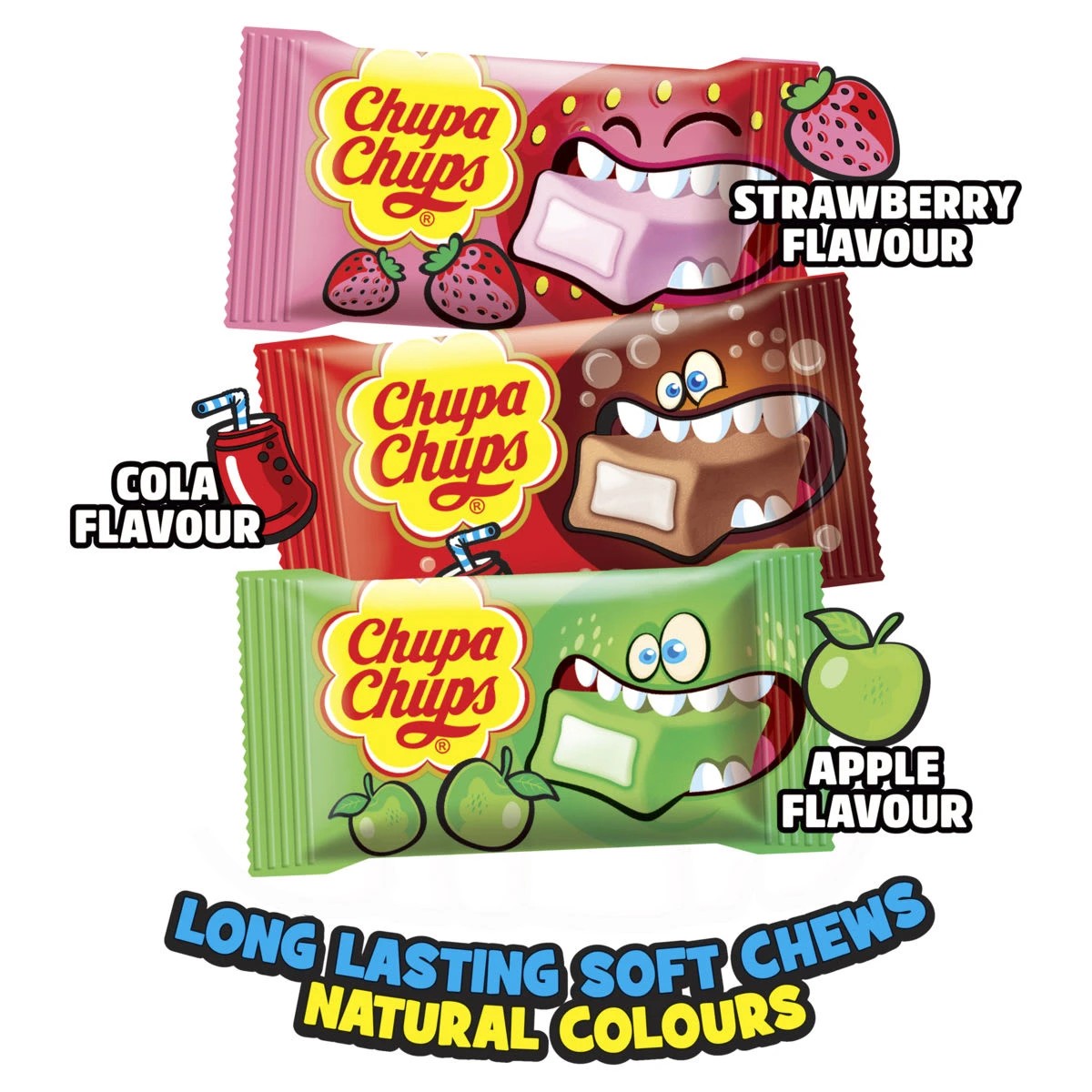 2 50 Pack Chupa Chups Incredible Chew Share Bag 175g, 2 of 3