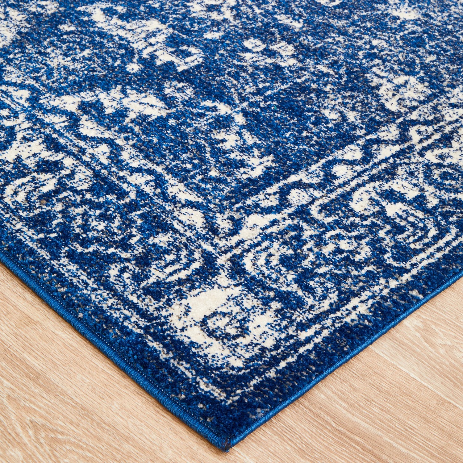 5 Common Ground Rugs Encore 252 290x200cm - Large Pet Friendly Floor Rug - Blue, 5 of 7