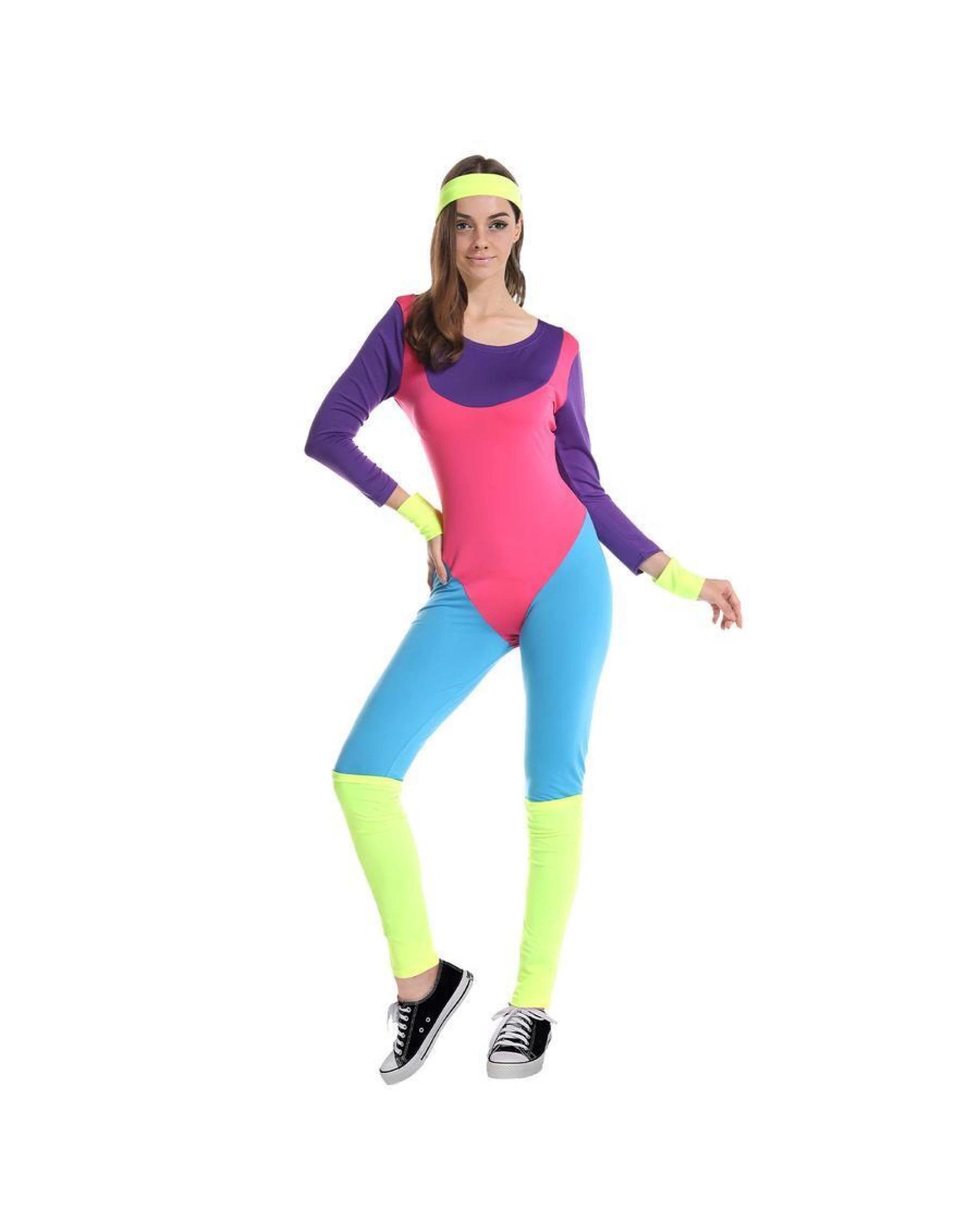 1 BR Costumes 80s Aerobics Costume for Adults , 1 of 1