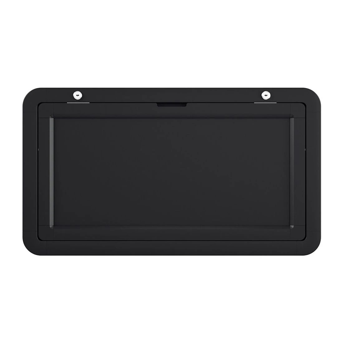 1 Weisshorn Caravan Table 800 x 450mm Folding Lockable - Black, 1 of 3