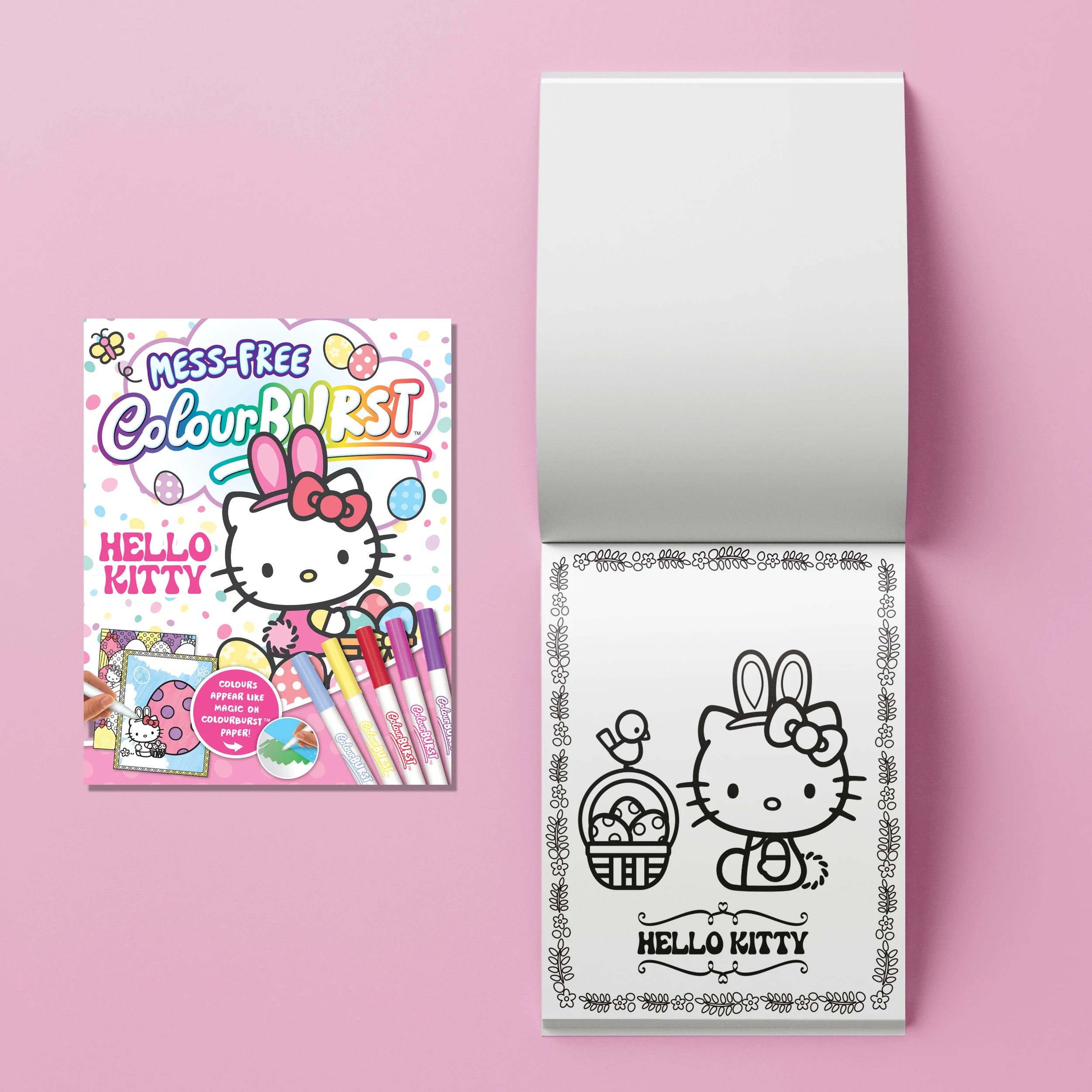 4 INKredibles Hello Kitty Mess-Free ColourBurst Activity Kit - Book, 4 of 6