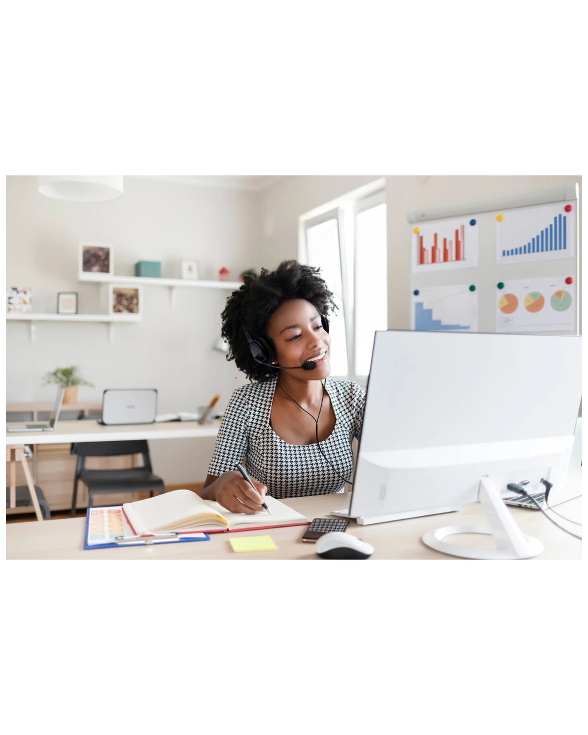 9 Kensington USB Mono Hi-Fi Headphones USB Headset Noise Cancelling Microphone
 - black, 9 of 9