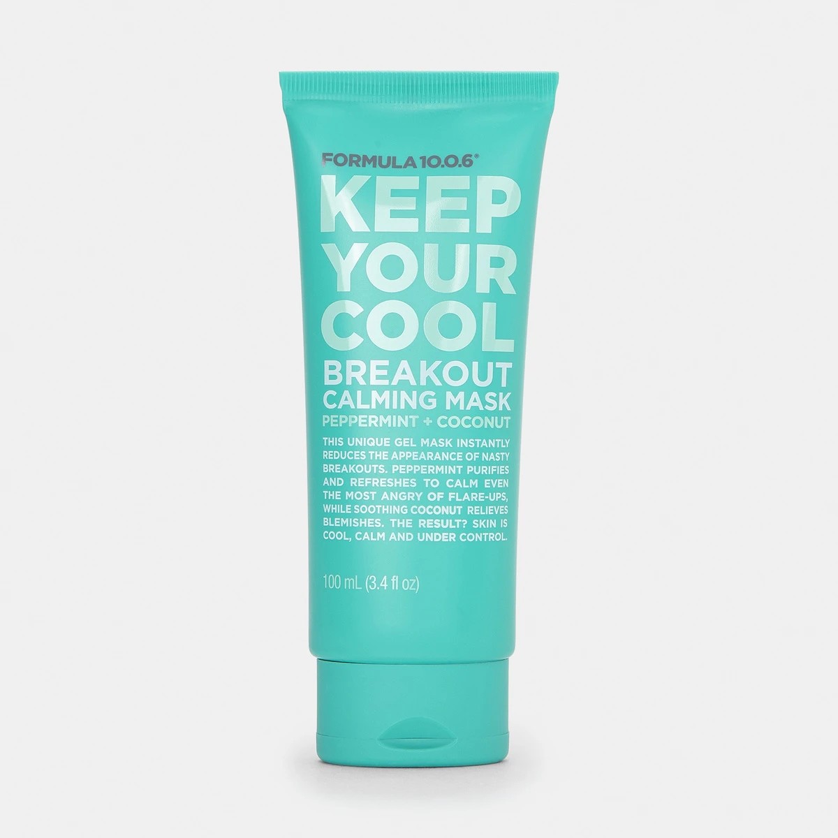 1 Formula 10.0.6 Keep Your Cool Breakout Calming Mask 100ml - Peppermint & Coconut, 1 of 5