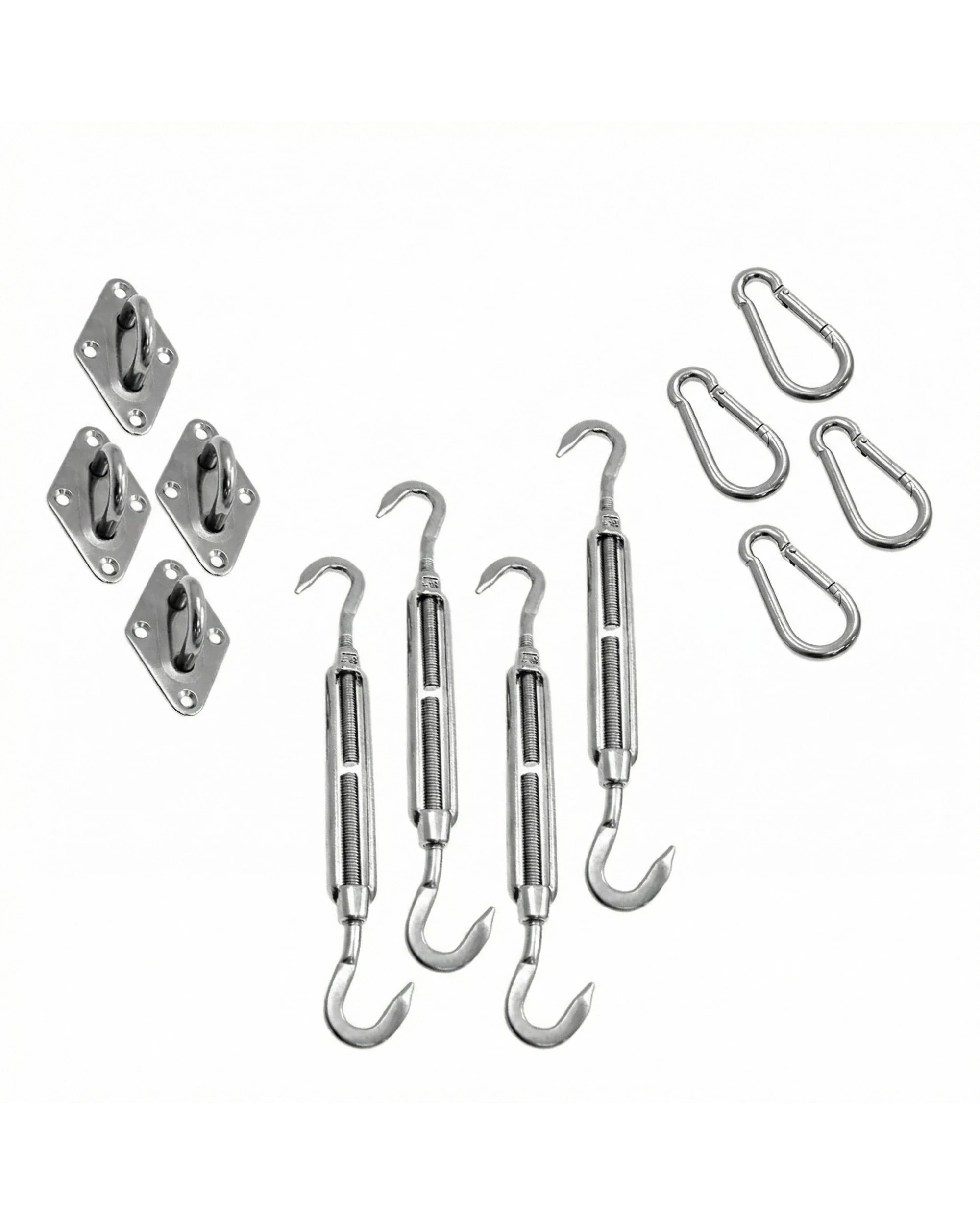 5 Wallaroo 3 x 4M Outdoor Sun Shade Sail Canopy Rectangle - Grey, 5 of 5