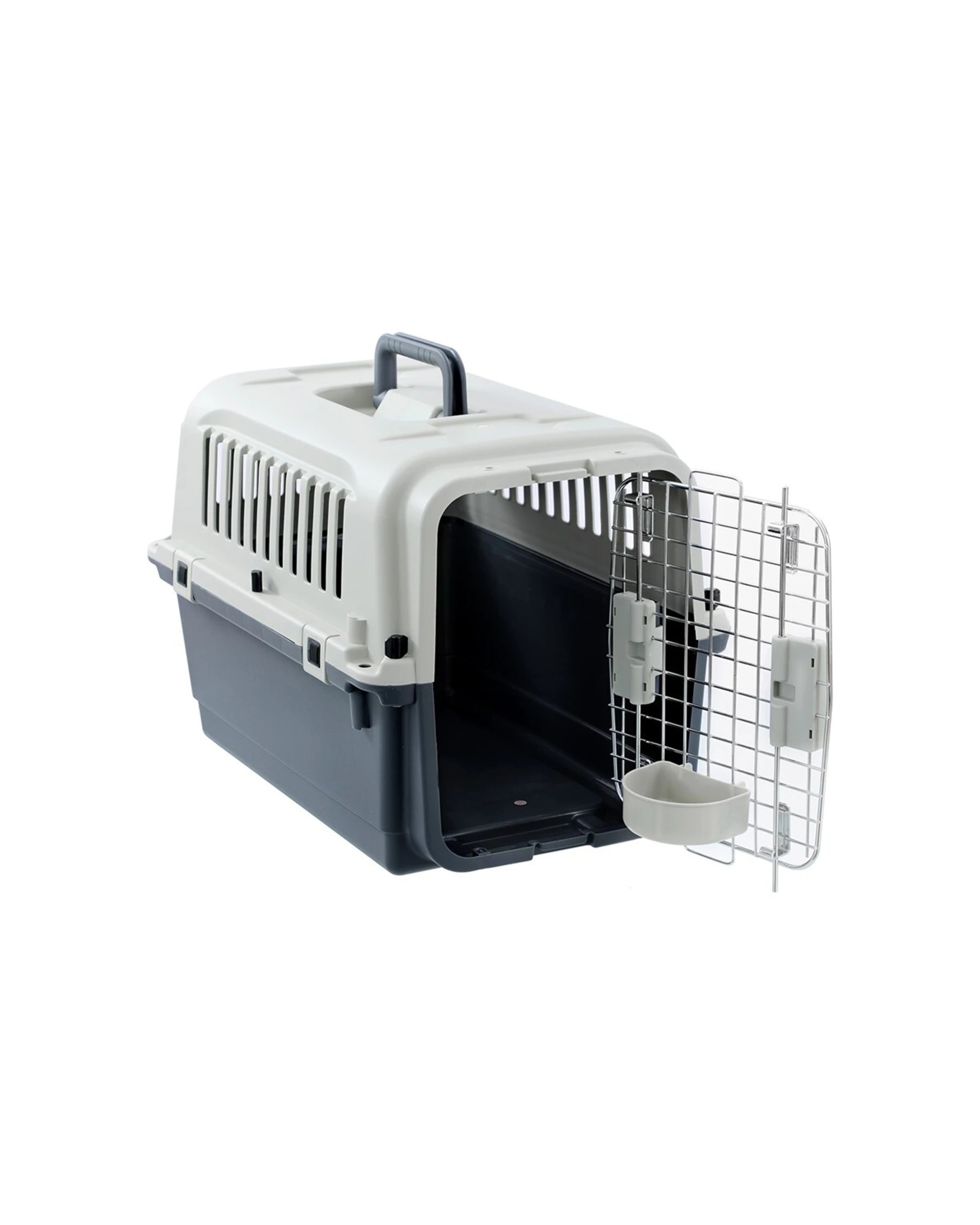 3 Paws And Claws 60.5cm Dual Swing Door Travel Pet Carrier Small - White, 3 of 3