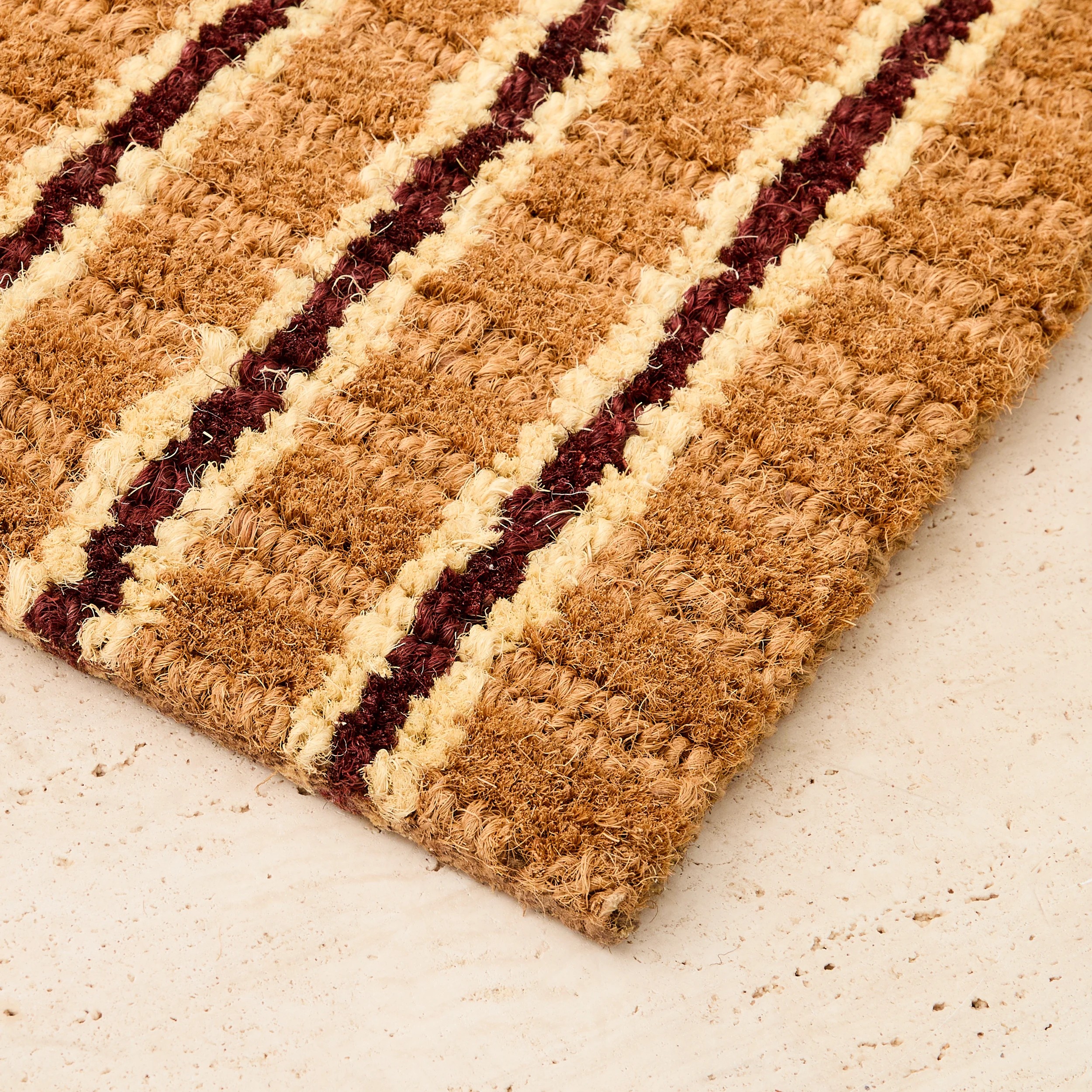 3 Stripe Luxe Door Mat - 75cm x 45cm, 3 of 5