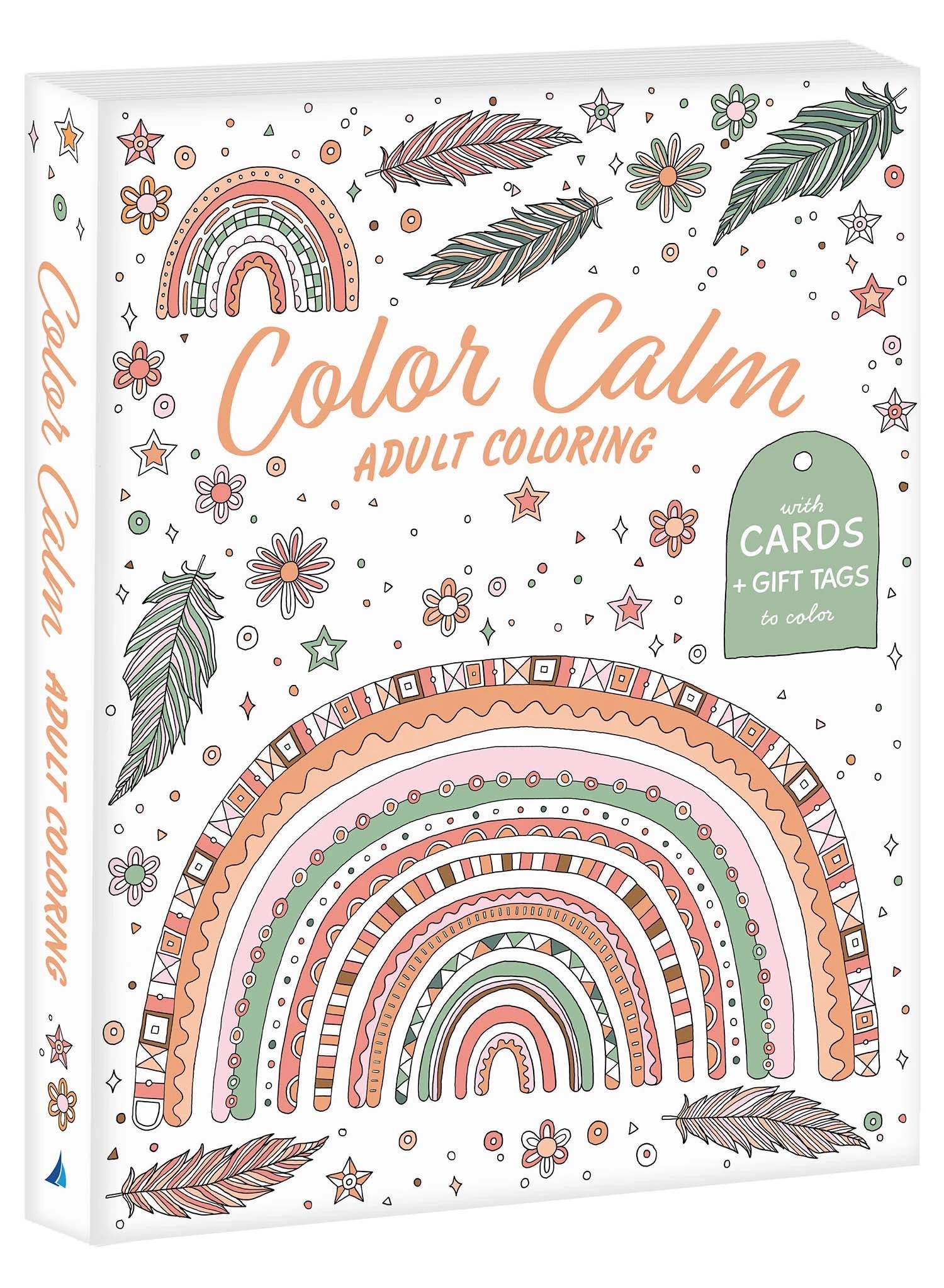 1 Color Calm Adult Coloring Book, 1 of 3