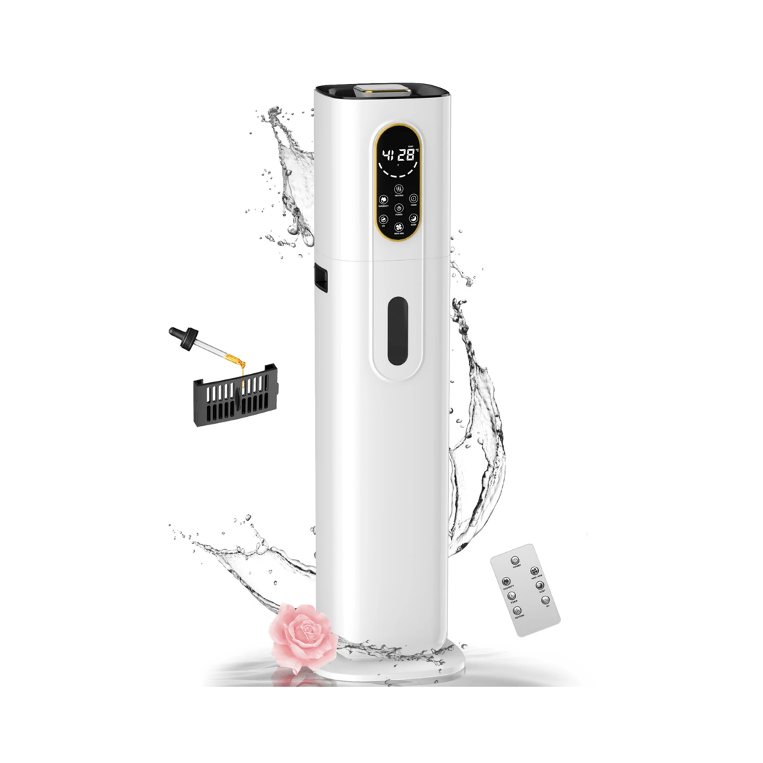 1 Advwin 10l Ultrasonic Large Humidifier Whole House, Cool & Warm Mist Humidifier For Office Workshop, Greenhouse, 1 of 8