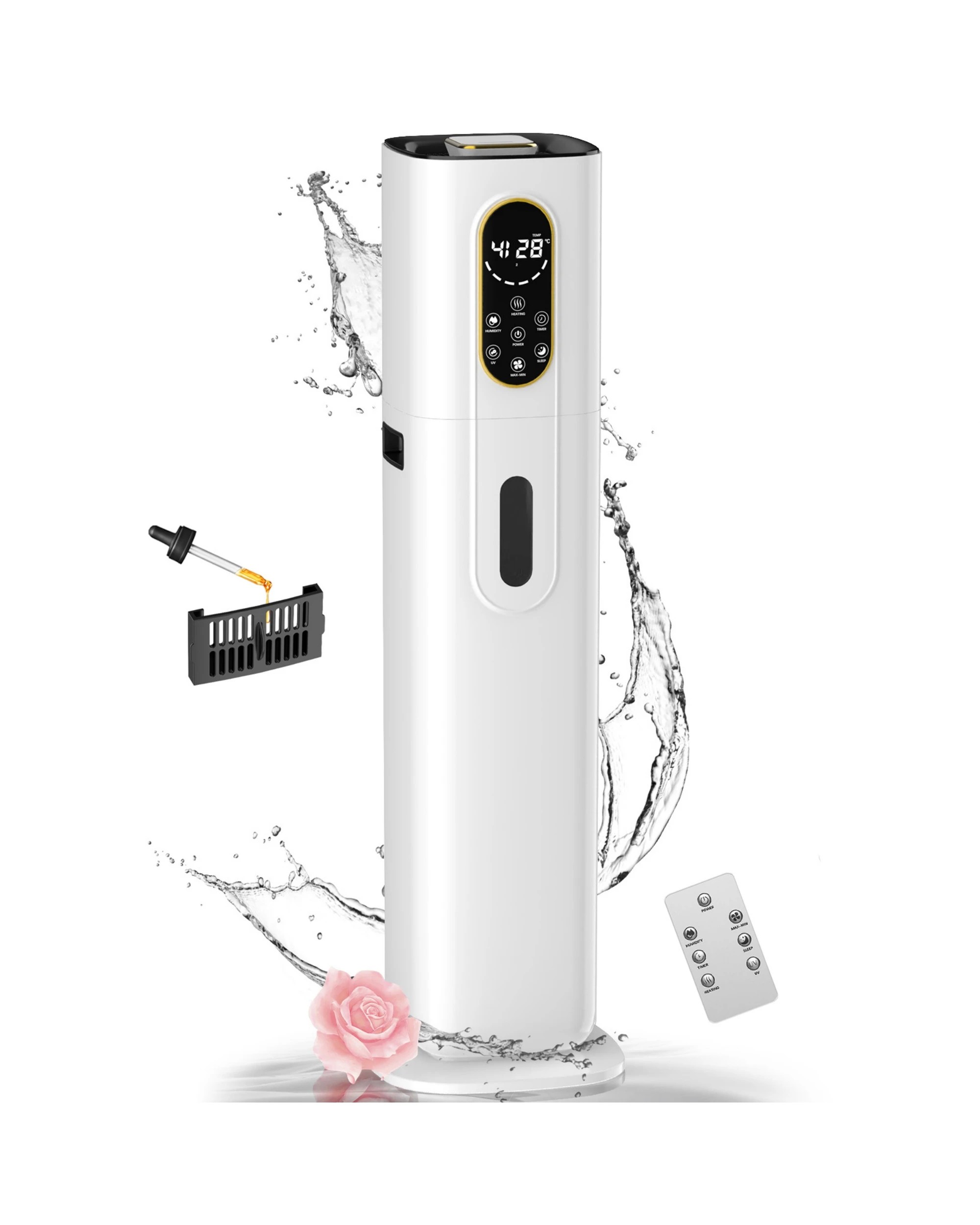 1 Advwin 10l Ultrasonic Large Humidifier Whole House, Cool & Warm Mist Humidifier For Office Workshop, Greenhouse, 1 of 8