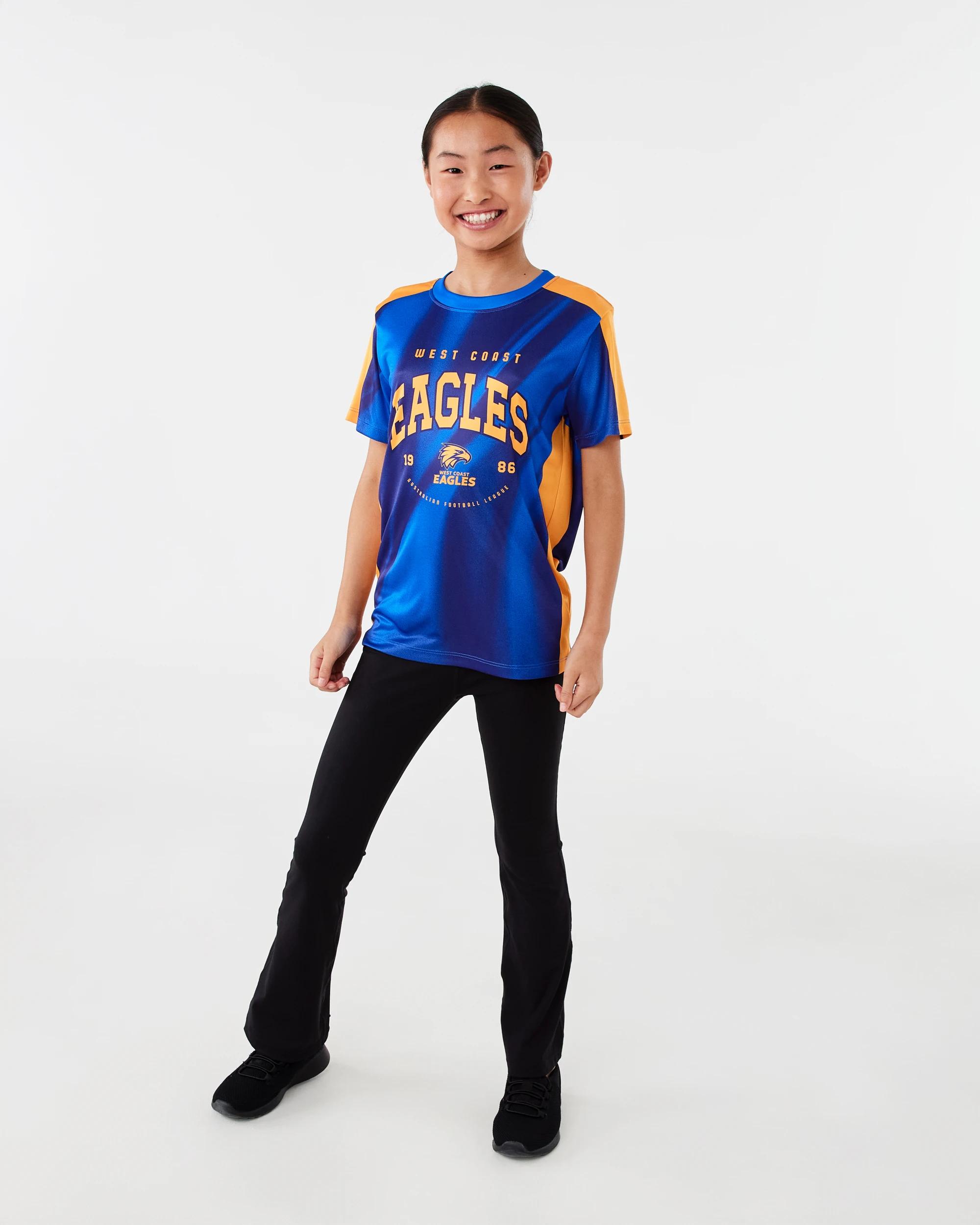 7 Official AFL Youth Training T-shirt West Coast, 7 of 8