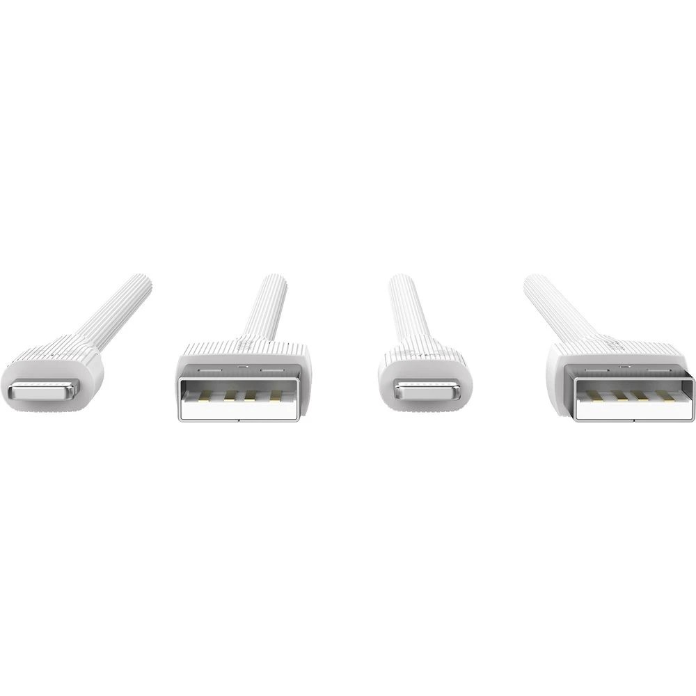 5 Comsol Lightning to USB-A MFi Cables 1m White 2 Pack, 5 of 6