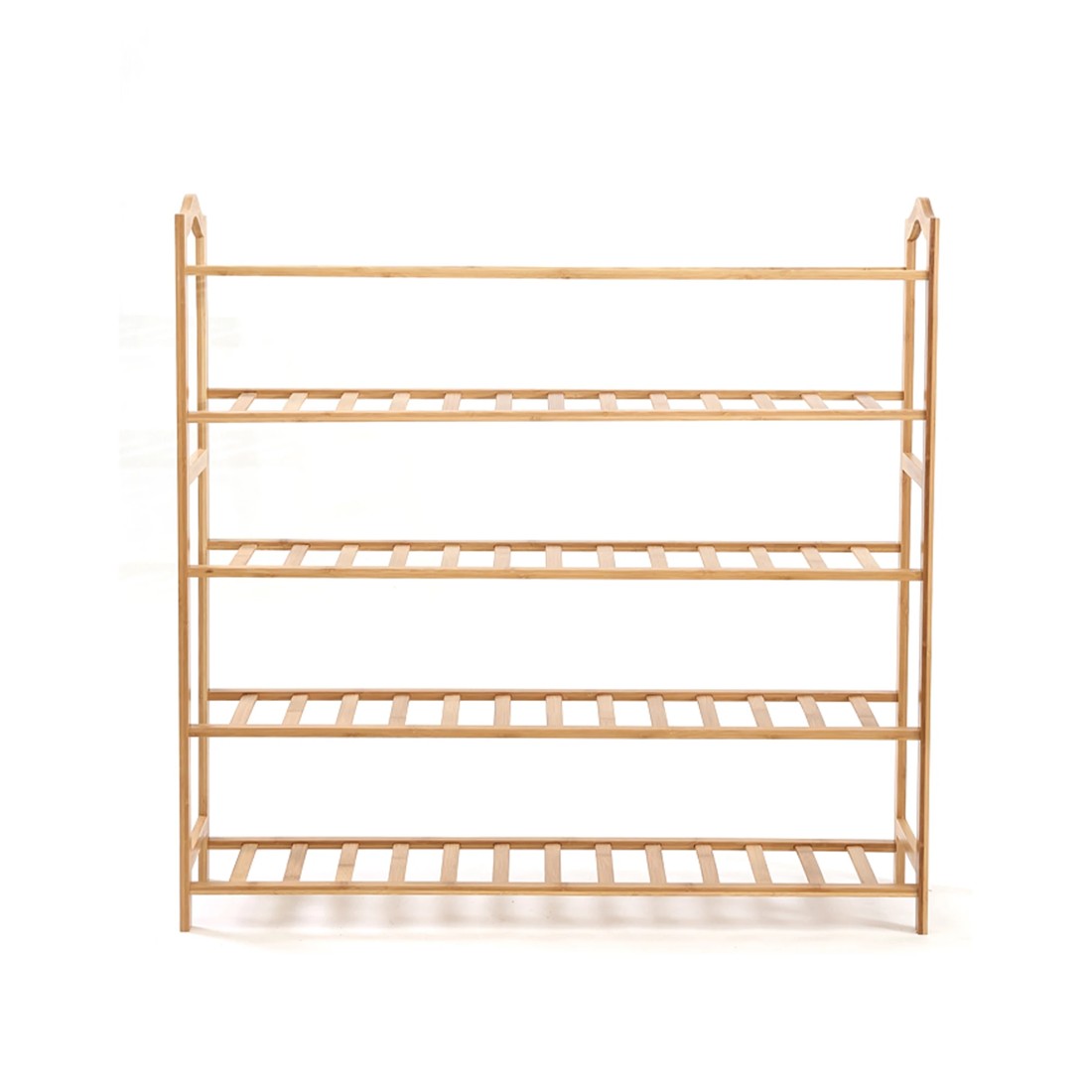 7 Levede 80cm 5 Tier Bamboo Shoe Rack, 7 of 7
