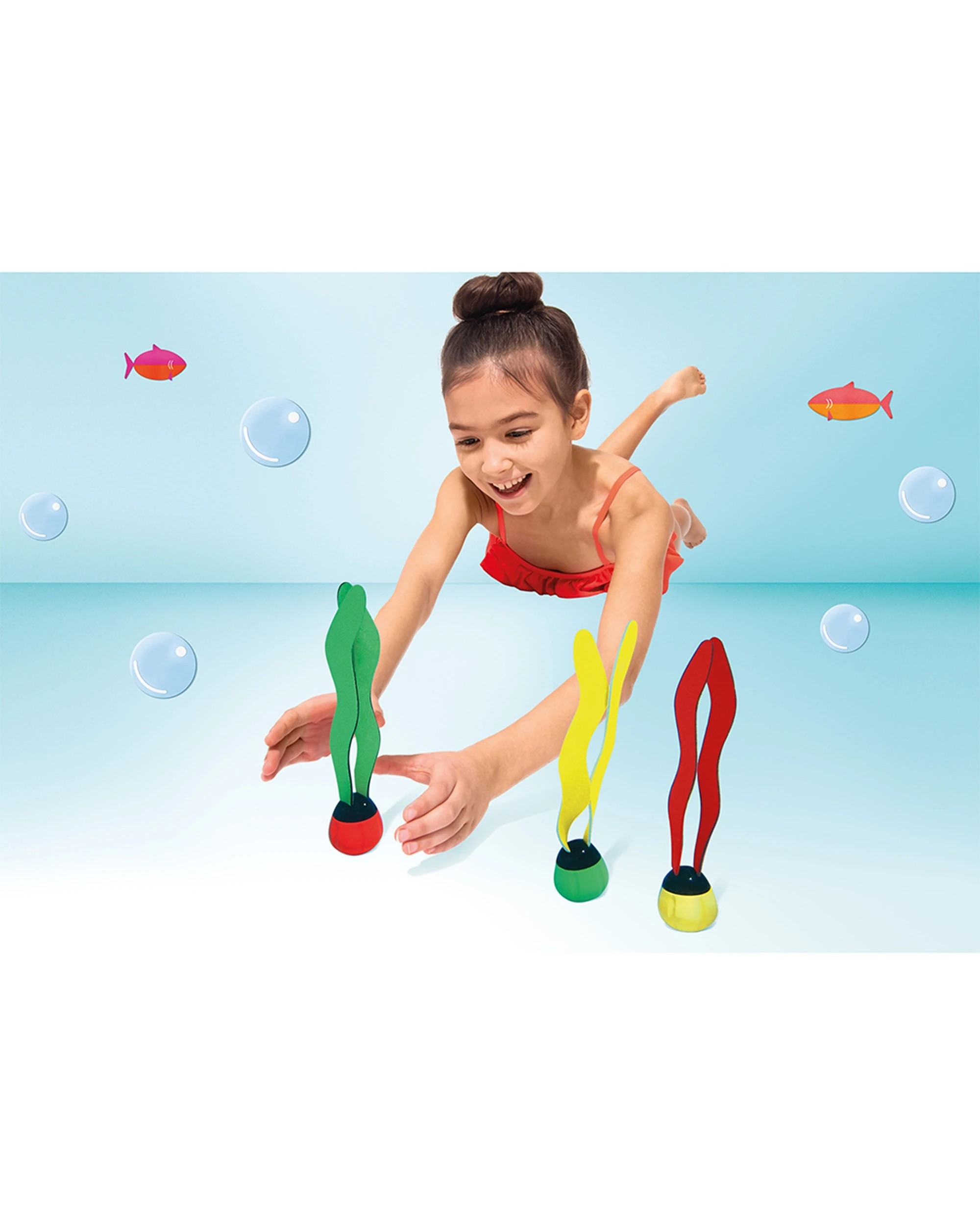 4 Intex 2PK 3pc Underwater Pool Toy Fun Balls Floating Streamer Kids 6y+ - Multi, 4 of 5