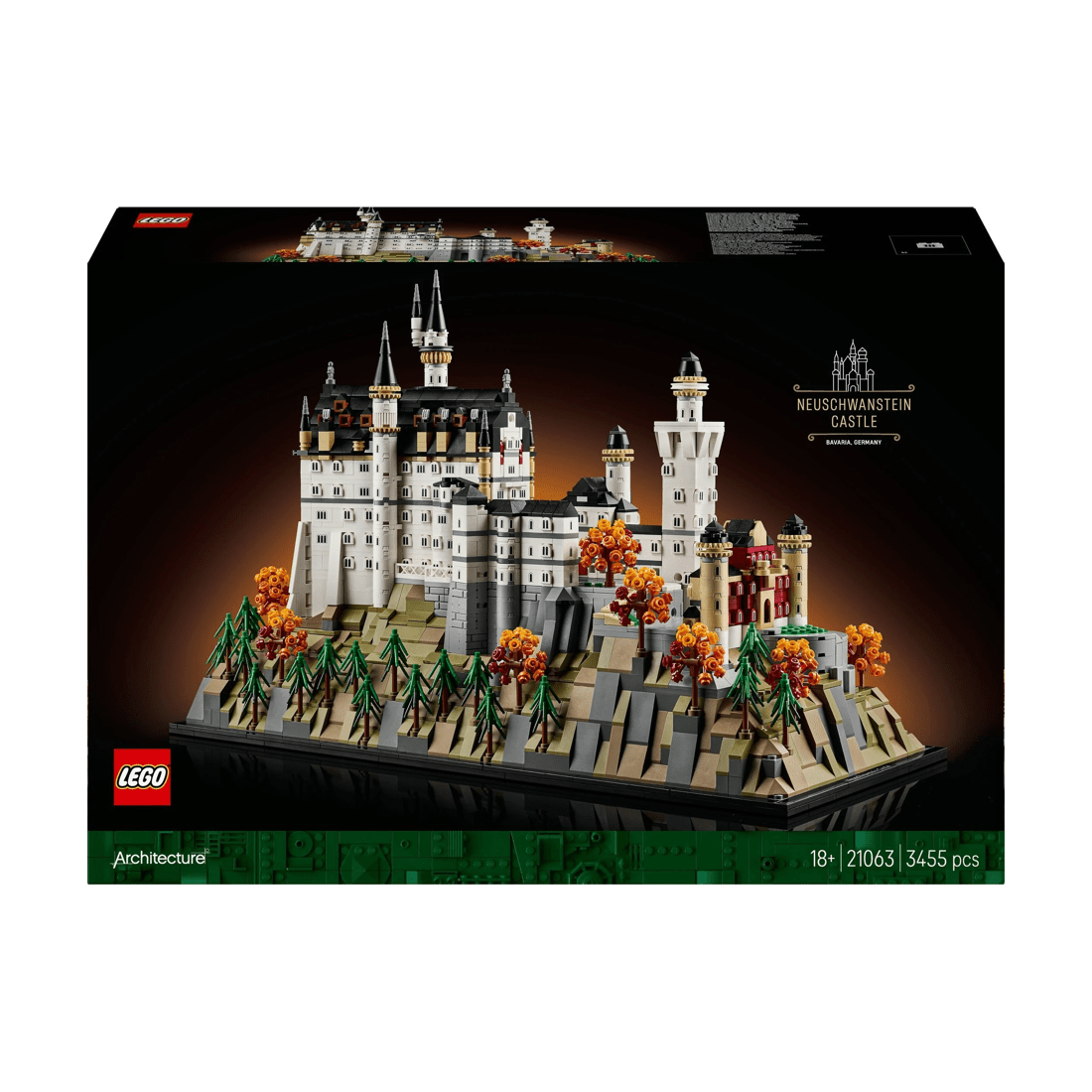 1 LEGO Architecture Neuschwanstein Castle 21063, 1 of 10