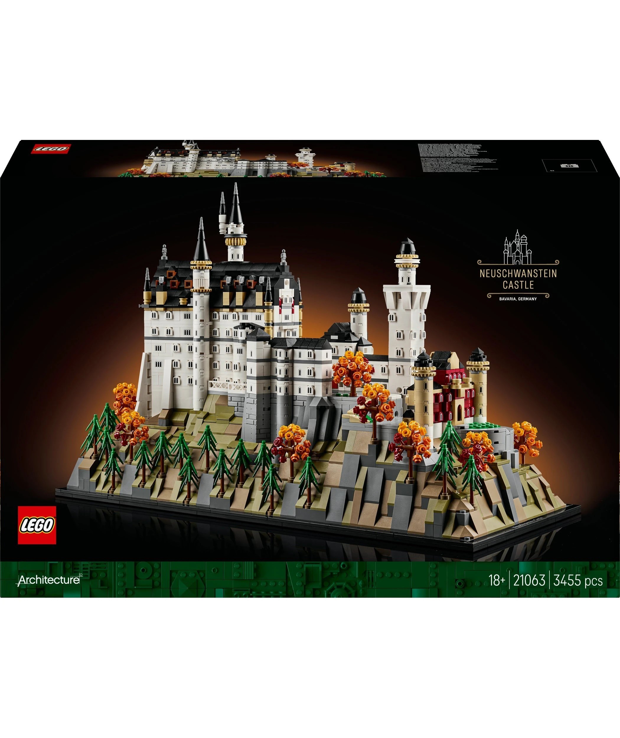 1 LEGO Architecture Neuschwanstein Castle 21063, 1 of 10