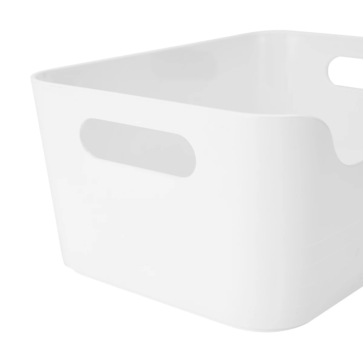 7 Small Cut Out Edge Storage Tub - White, 7 of 8