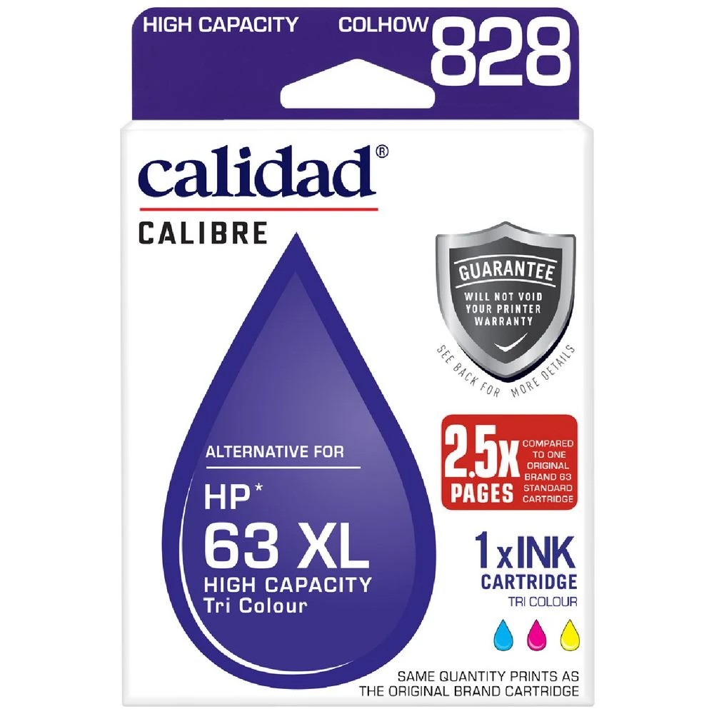 1 Calidad Compatible HP 63XL Ink Cartridge Tri colour, 1 of 7