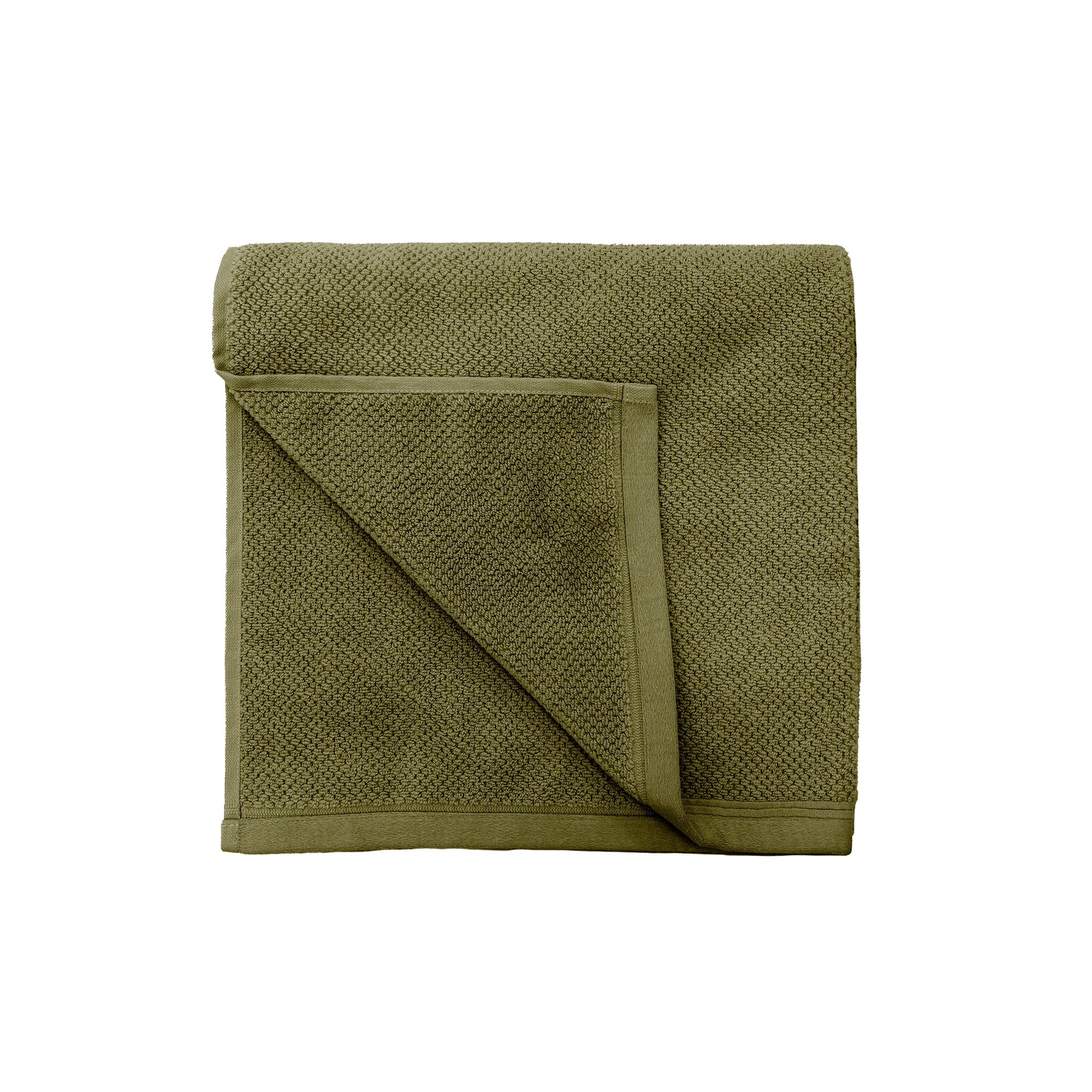 3 Bambury Angove 600gsm Soft Absorbent Cotton Bath Towel Textured - Green, 3 of 4
